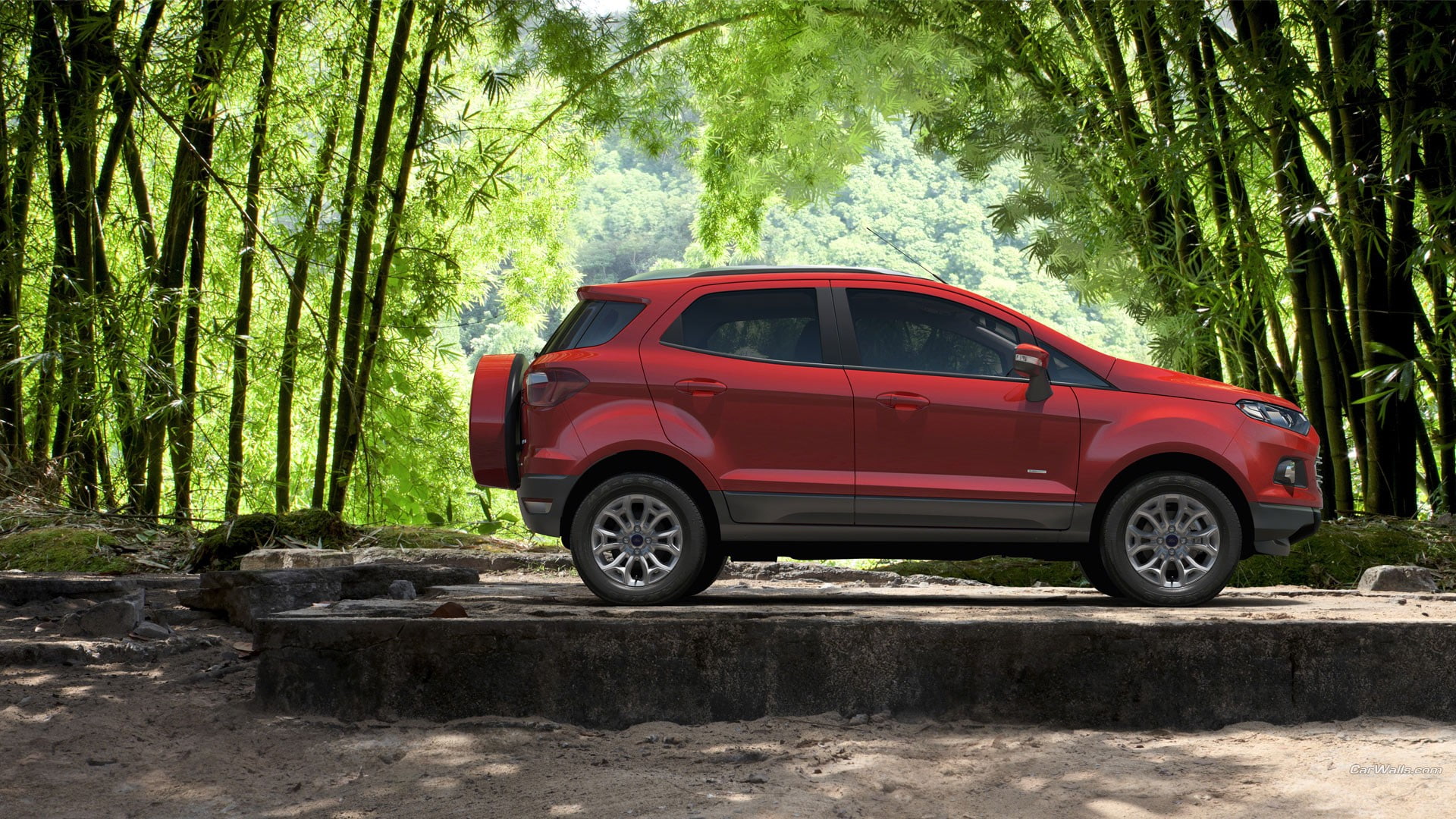 car, Ford EcoSport, 1080P, HD Wallpaper