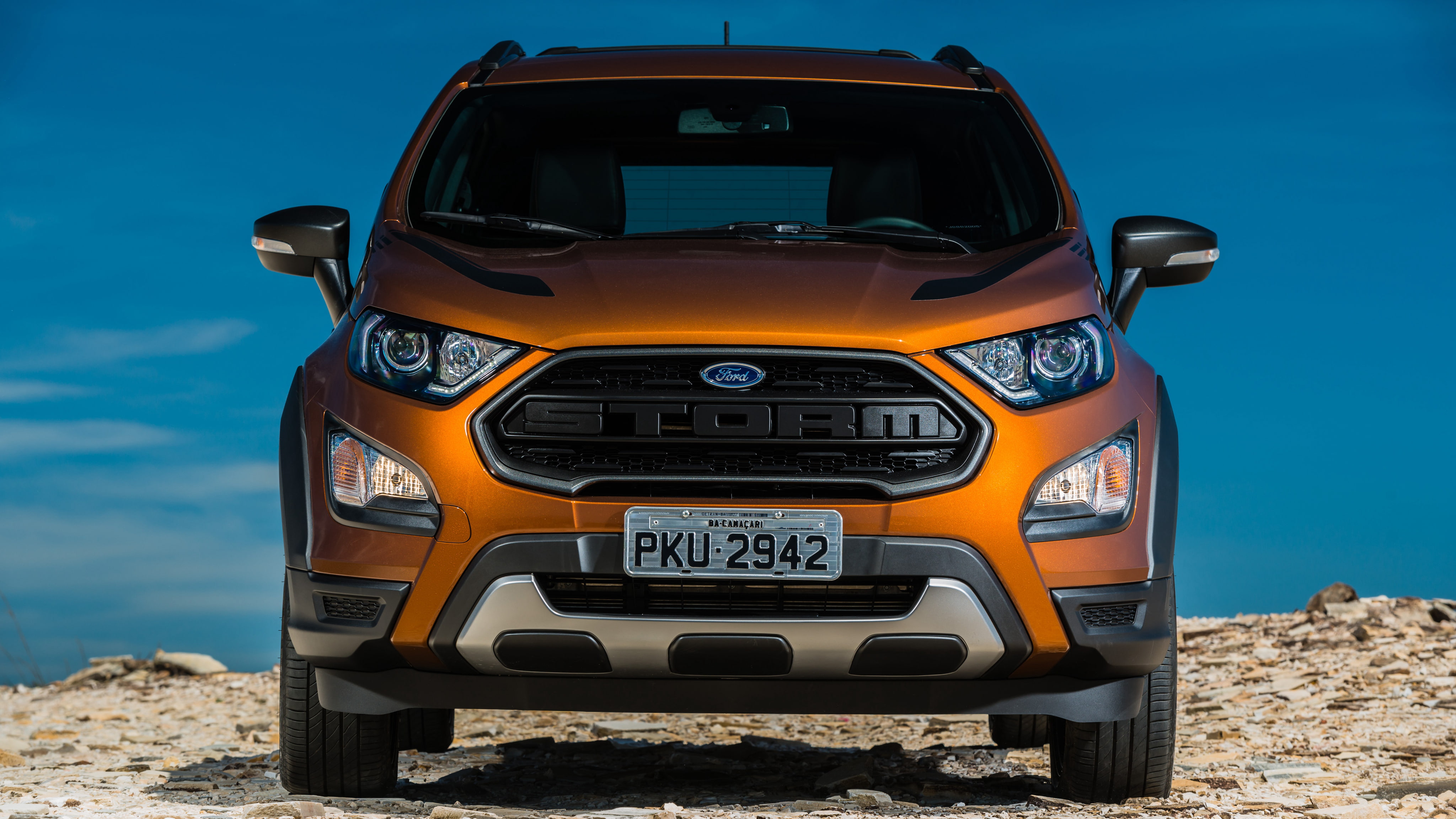 ecosport, storm, 2018, 4K, ford, HD Wallpaper