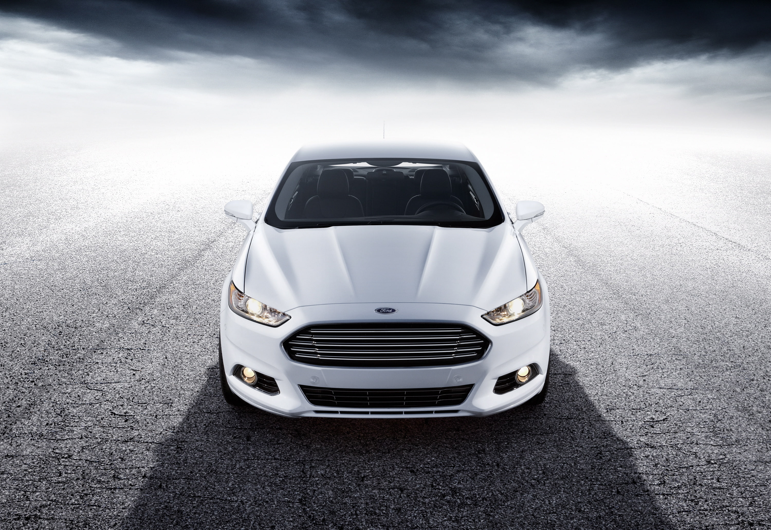 front, Ford, Mondeo, before, 2K, white, HD Wallpaper