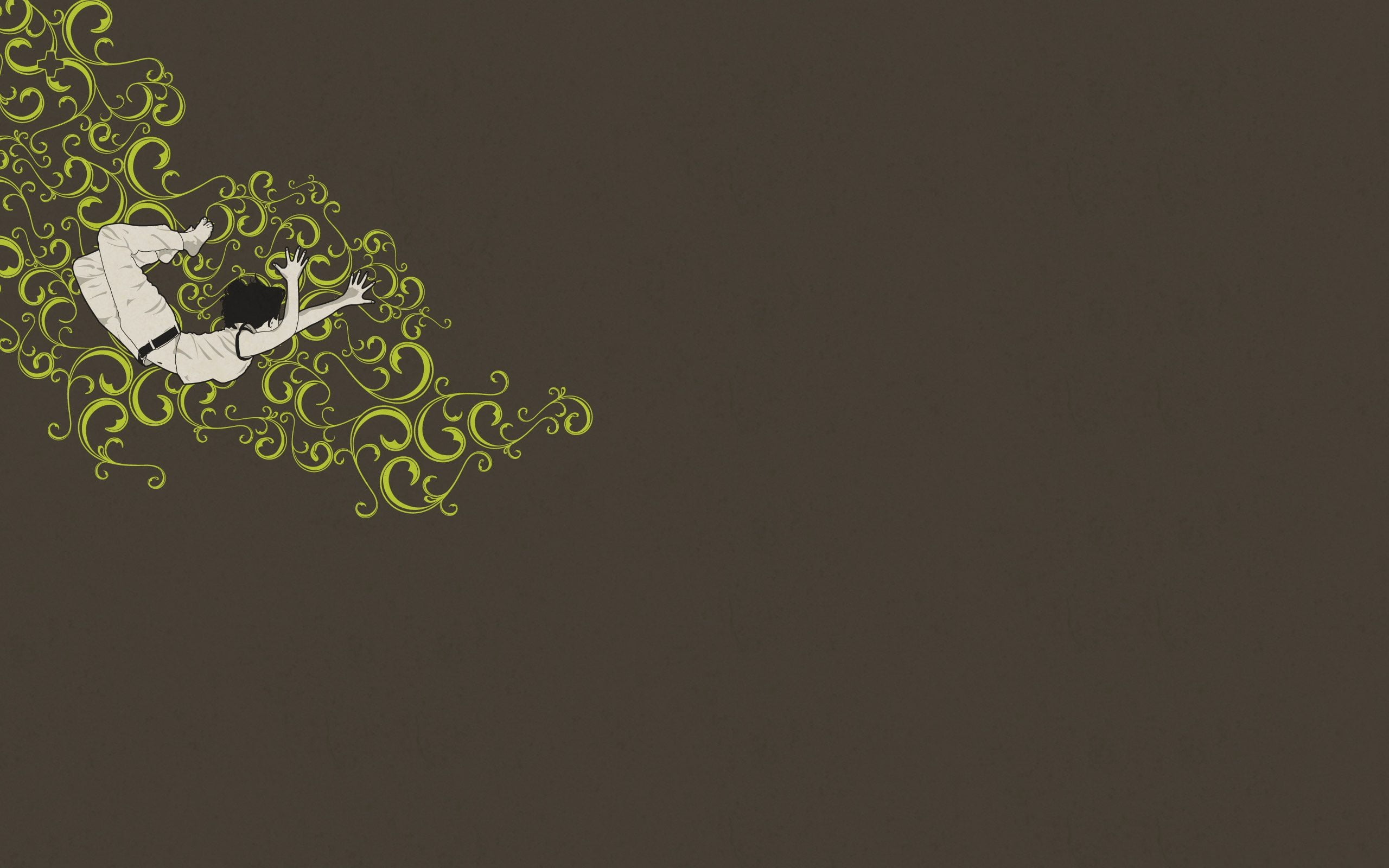 water, leaf, flower, creativity, computer Graphic, sky, abstract, indoors, education, plant, illustration, patterns, boy, background, art and craft, HD Wallpaper