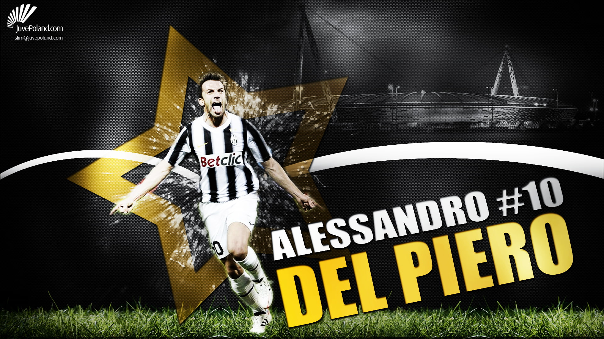 Juventus F.C., Soccer, 1080P, Italian, Alessandro Del Piero, HD Wallpaper