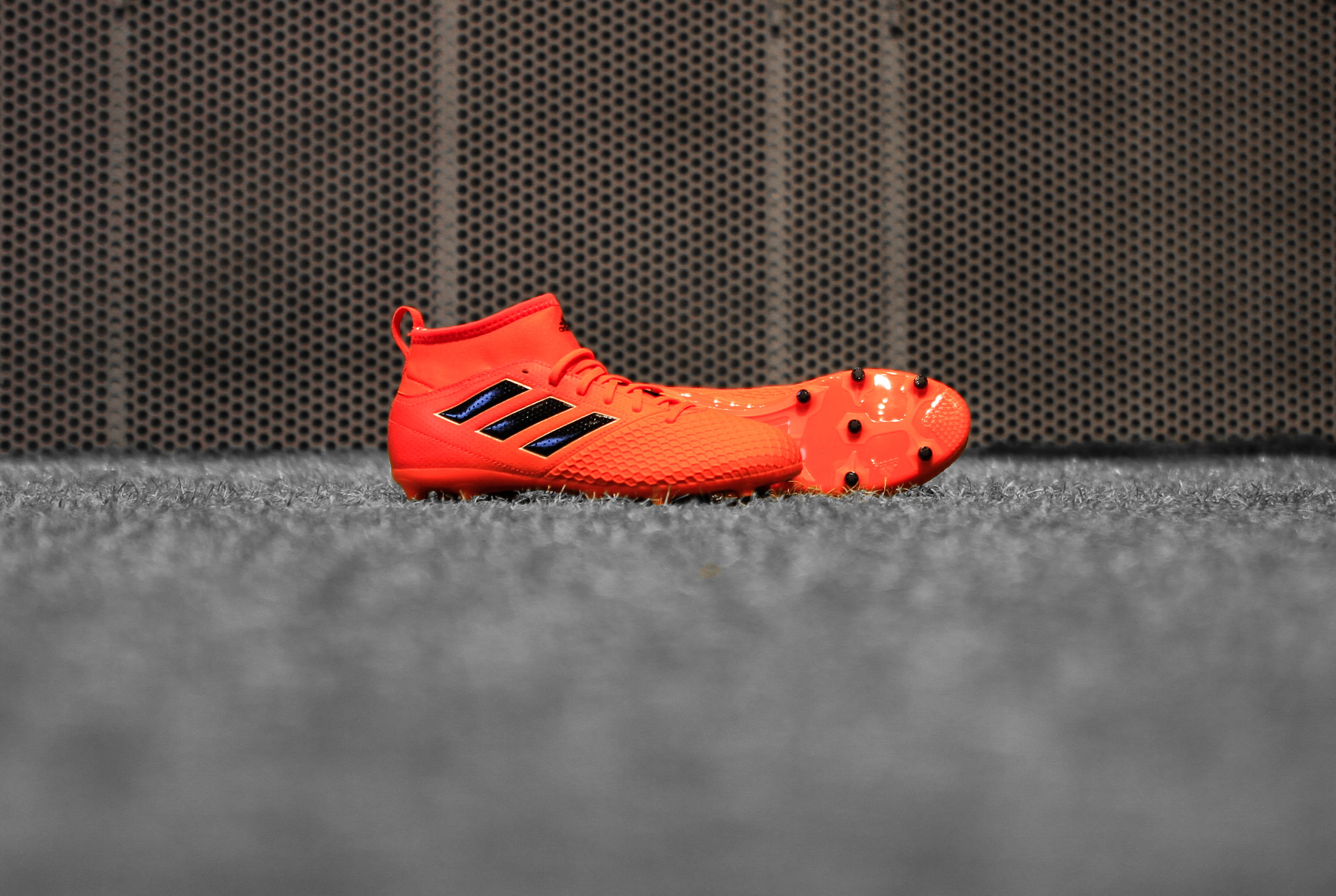 wheel, small, flooring, soccer, boots, playing, cleats, single object, transportation, still life, orange color, selective focus, people, gray, adidas, HD Wallpaper