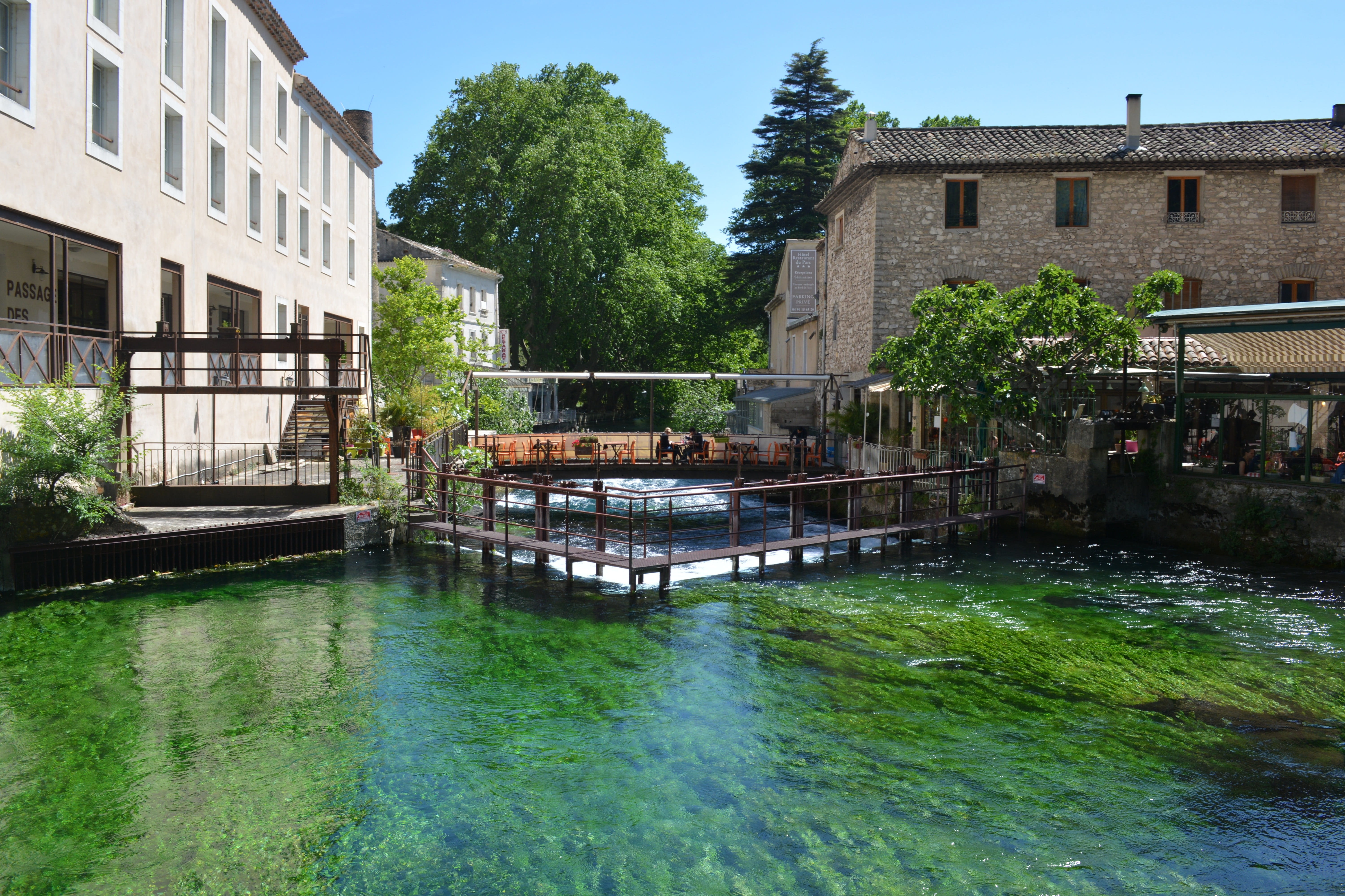 Fontaine De Vaucluse, swimming Pool, water, 5K, blue, built Structure, day, waterfront, canal, travel Locations, tourism, building Exterior, river, sky, HD Wallpaper
