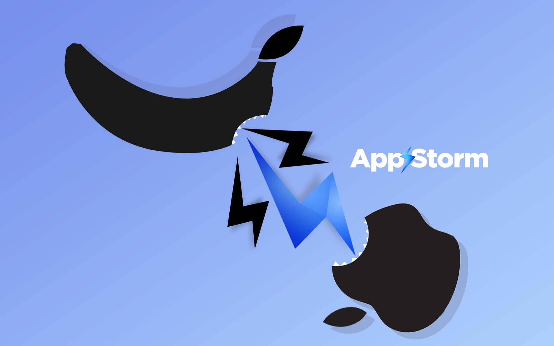 no people, communication, Black, day, App storm, flying, low angle view, creativity, representation, text, sky, copy space, clear sky, air vehicle, Apple, HD Wallpaper