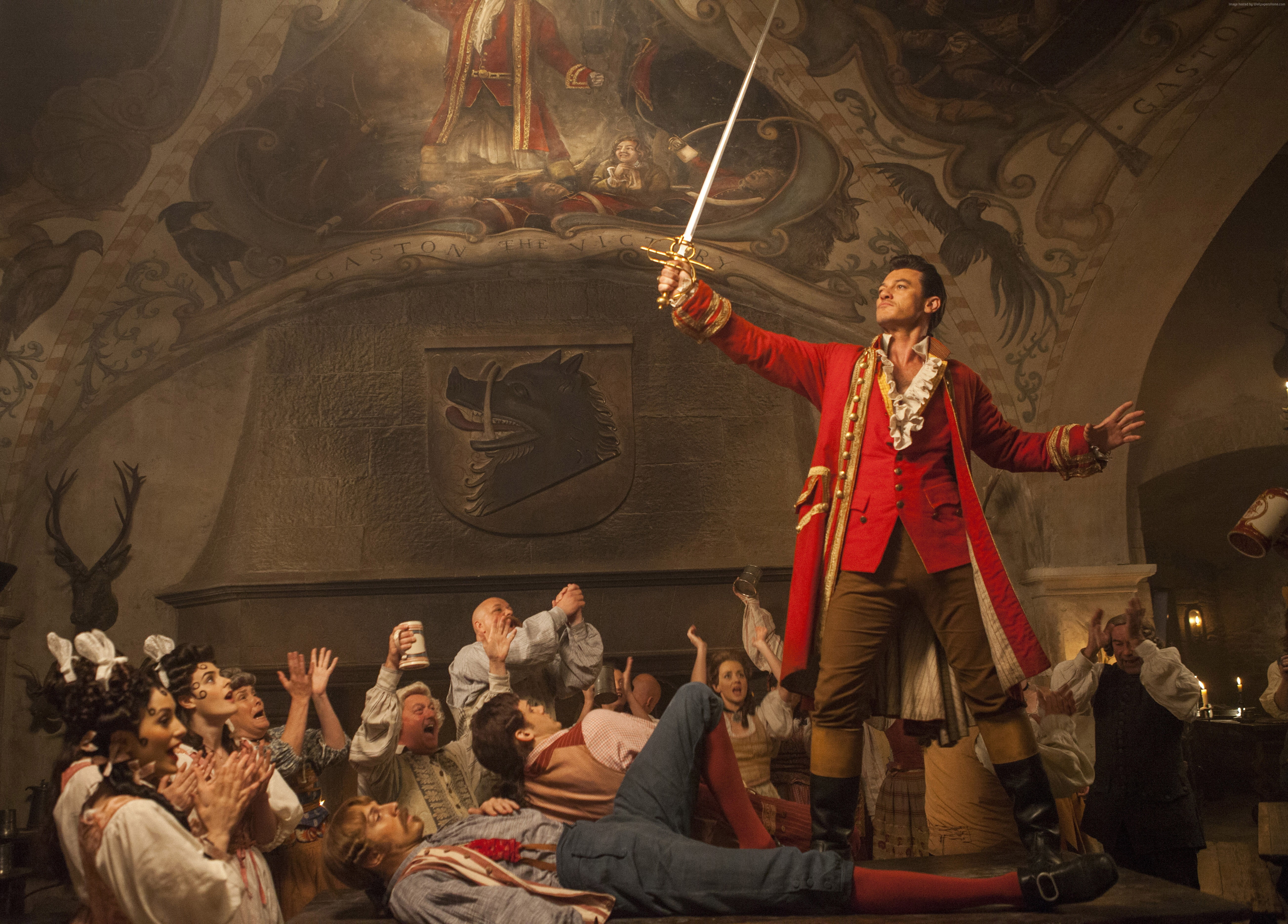 Beauty and the Beast, Luke Evans, best movies, 5K, HD Wallpaper