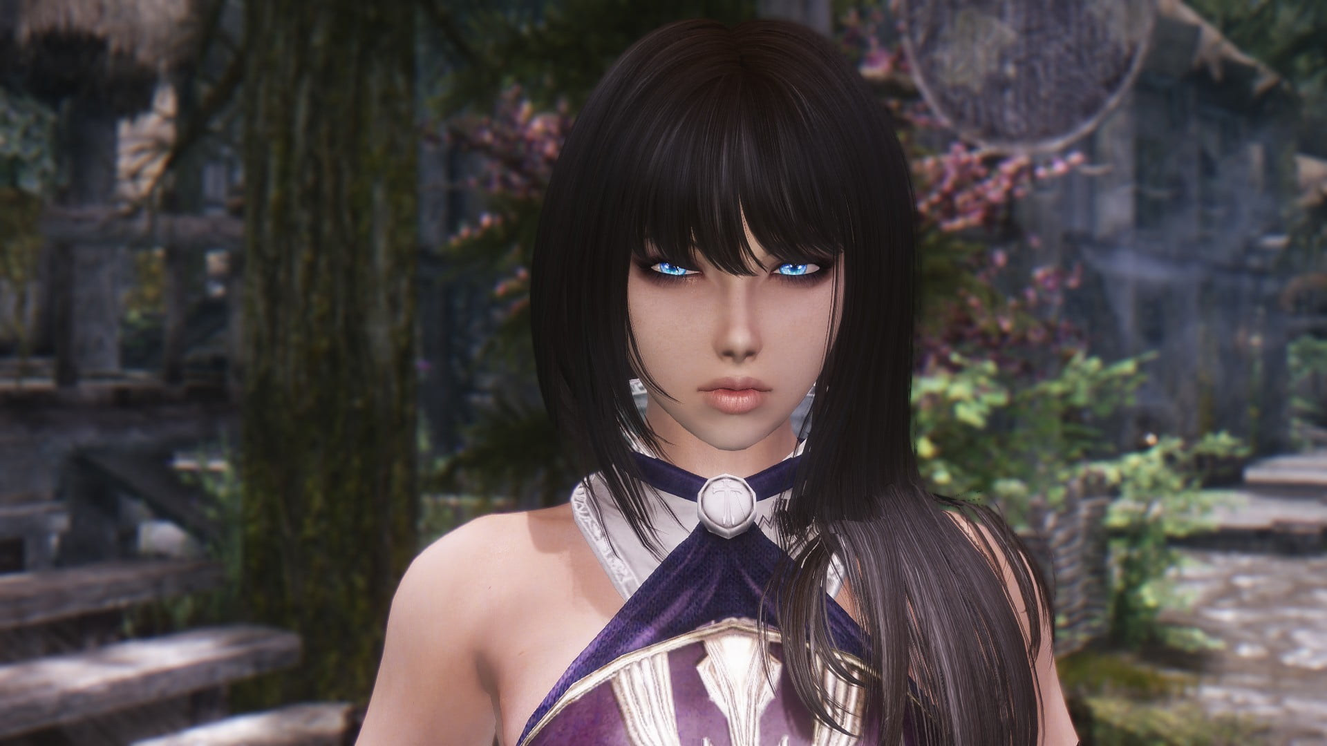 leisure activity, looking at camera, contemplation, front view, 1080P, young adult, Castlevania, fashion, The Elder Scrolls V: Skyrim, focus on foreground, HD Wallpaper
