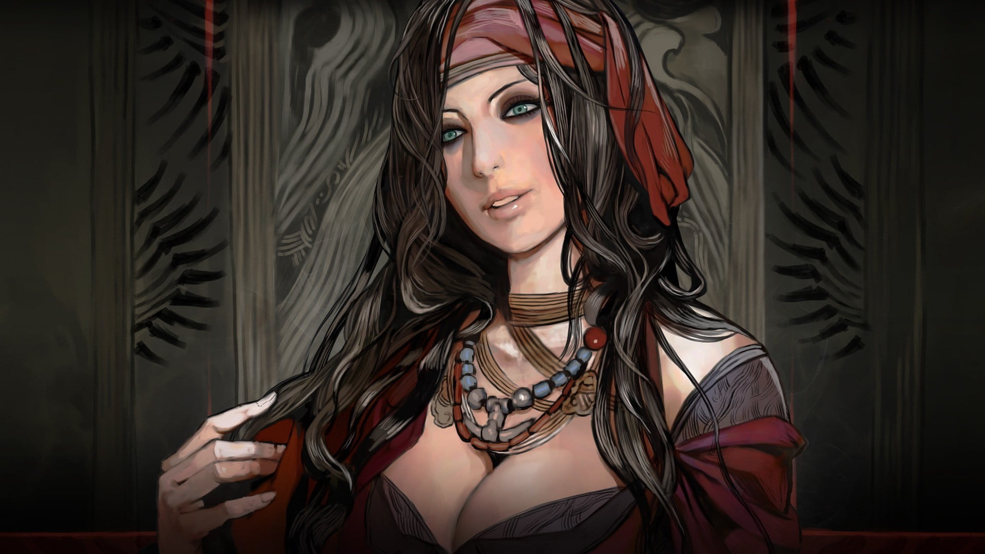 headshot, real people, Castlevania, Castlevania: Order Of Ecclesia, front view, beautiful woman, indoors, young women, portrait, adult, hairstyle, beauty, HD Wallpaper
