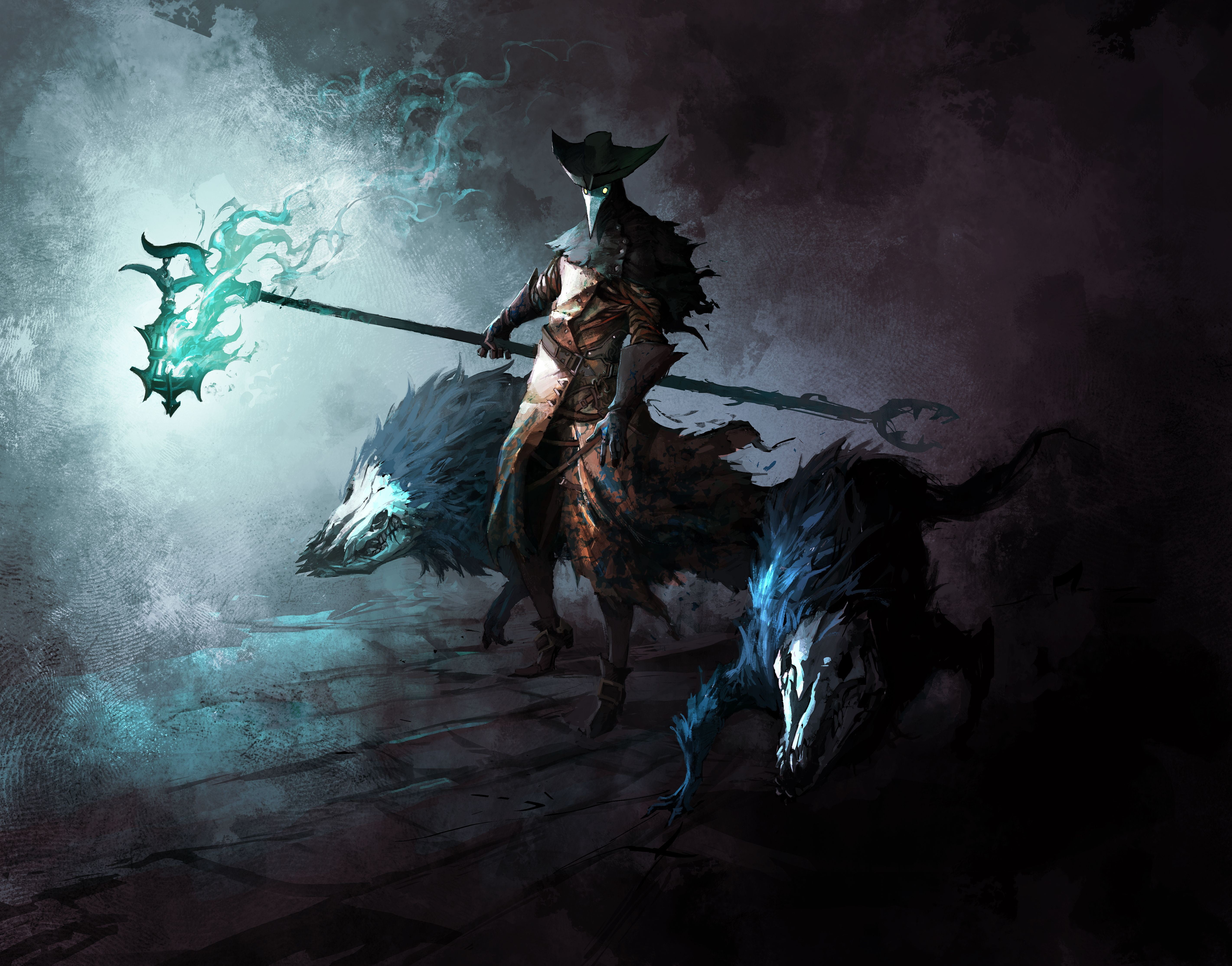 craft, creativity, smoke - physical structure, animals, Castlevania, nature, night, water, animal, representation, illuminated, 5K, art and craft, video games, HD Wallpaper