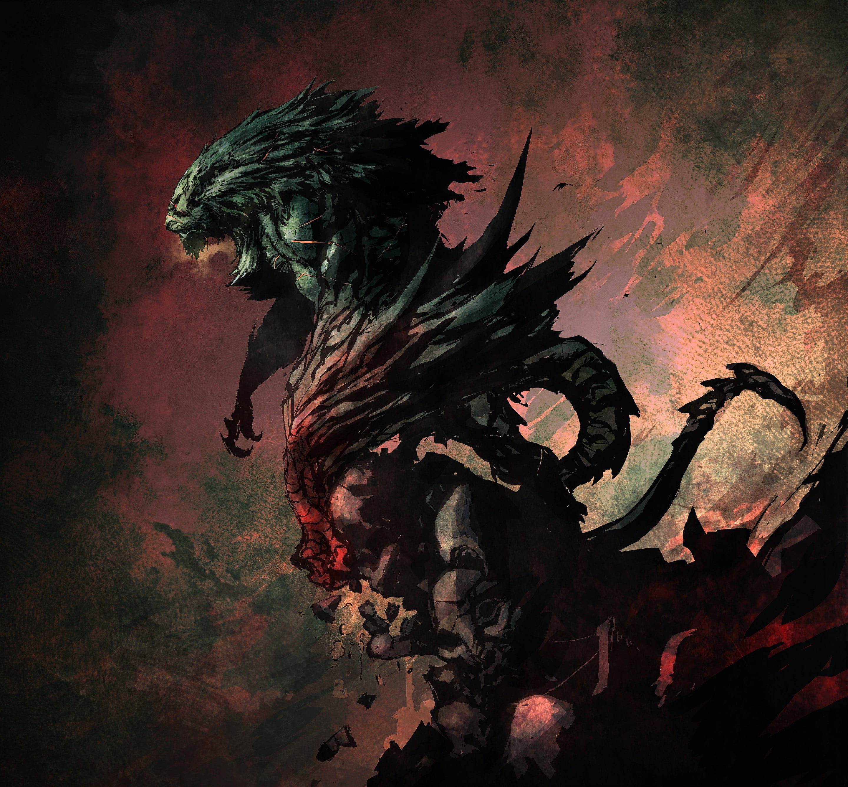 human body part, art and craft, indoors, Castlevania: Mirror of Fate, composite image, Castlevania, young adult, one person, studio shot, dragon, painting, HD Wallpaper