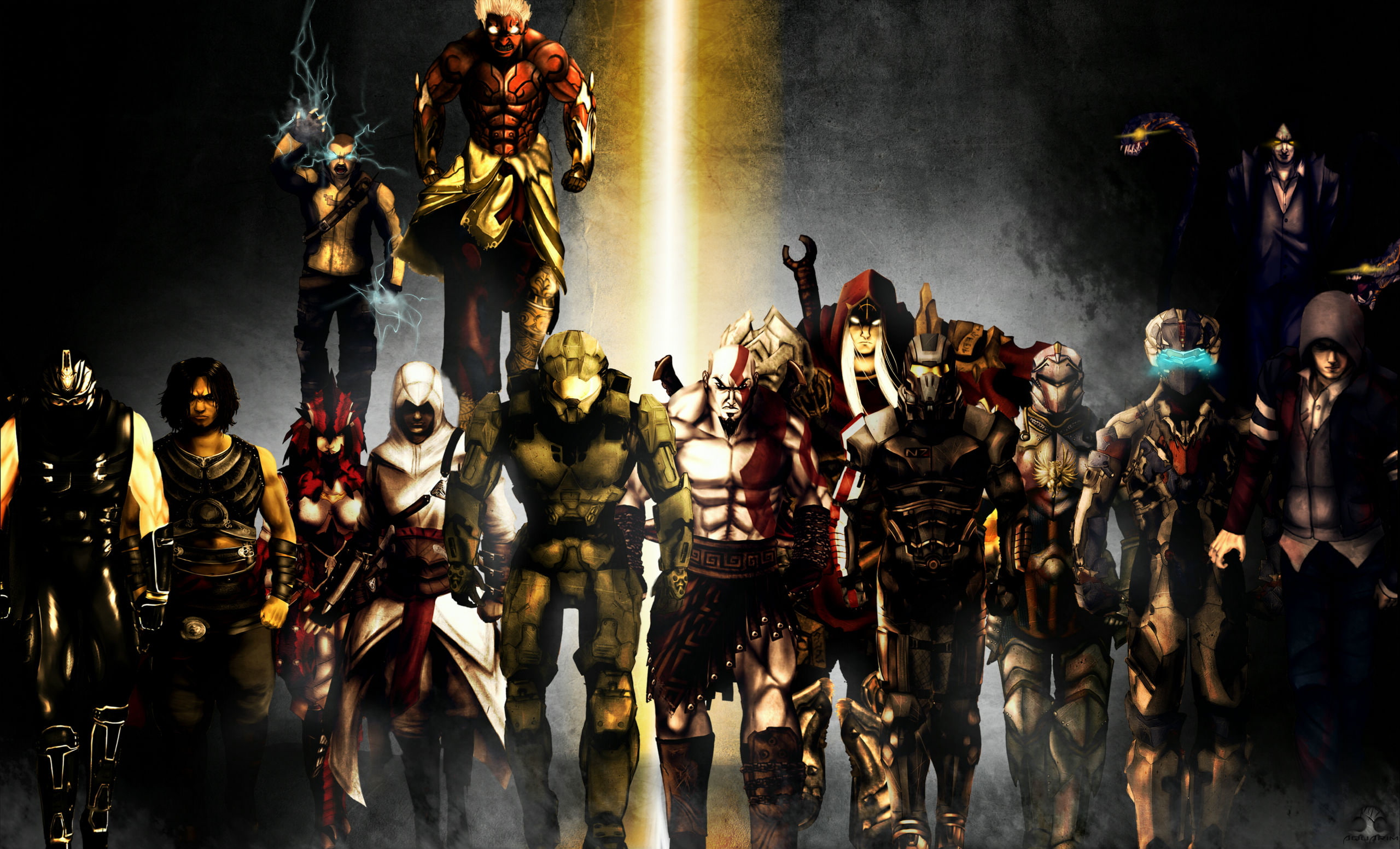 prince, effect, space, war, darkness, infamous, darksiders, persia, protoytype, creed, 2K, dead, mass, assassins, game, god, HD Wallpaper