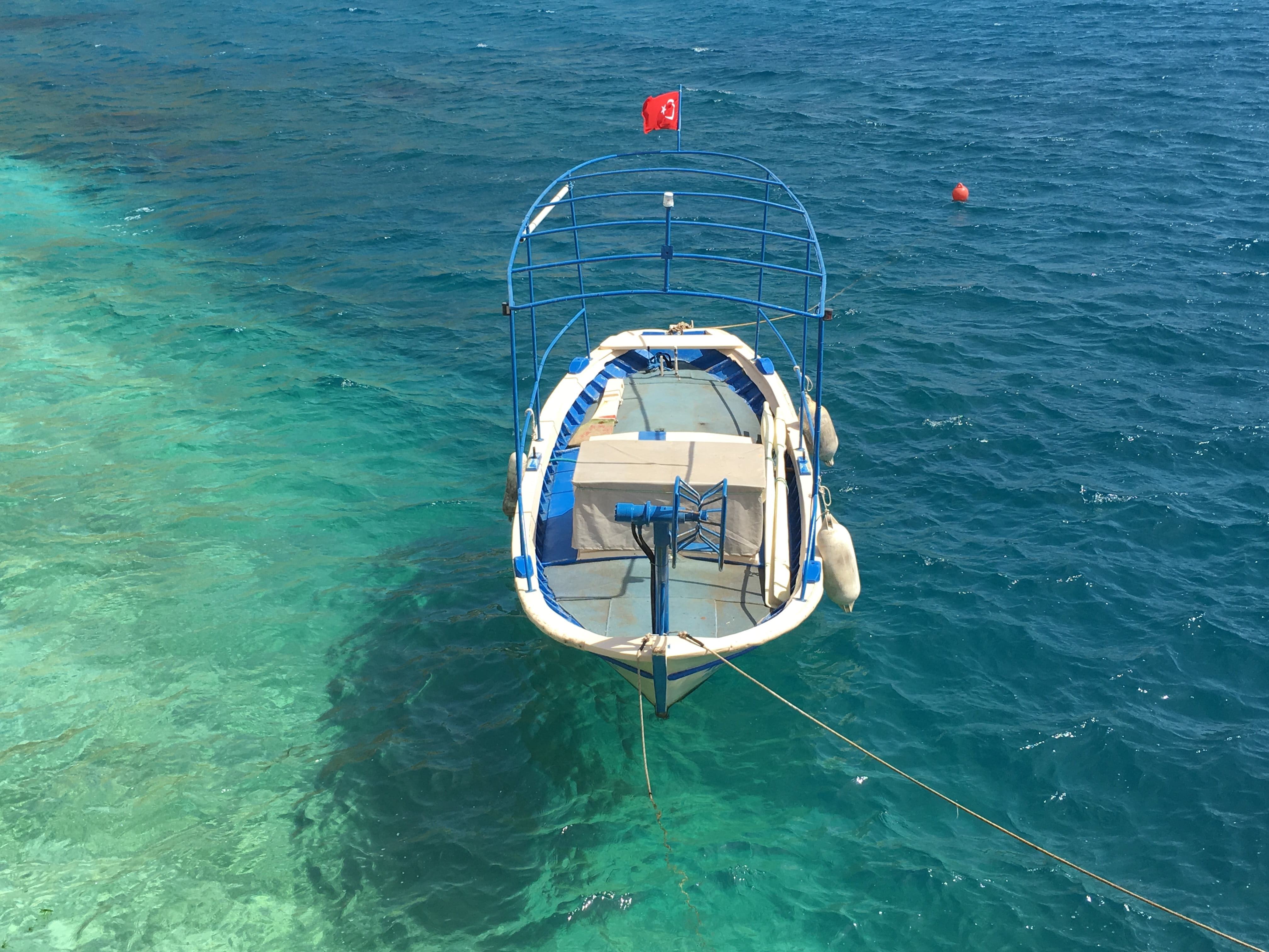 4K, sea, protection, beauty in nature, life belt, nature, nautical vessel, mode of transportation, transportation, day, shape, sunlight, kalkan, outdoors, HD Wallpaper
