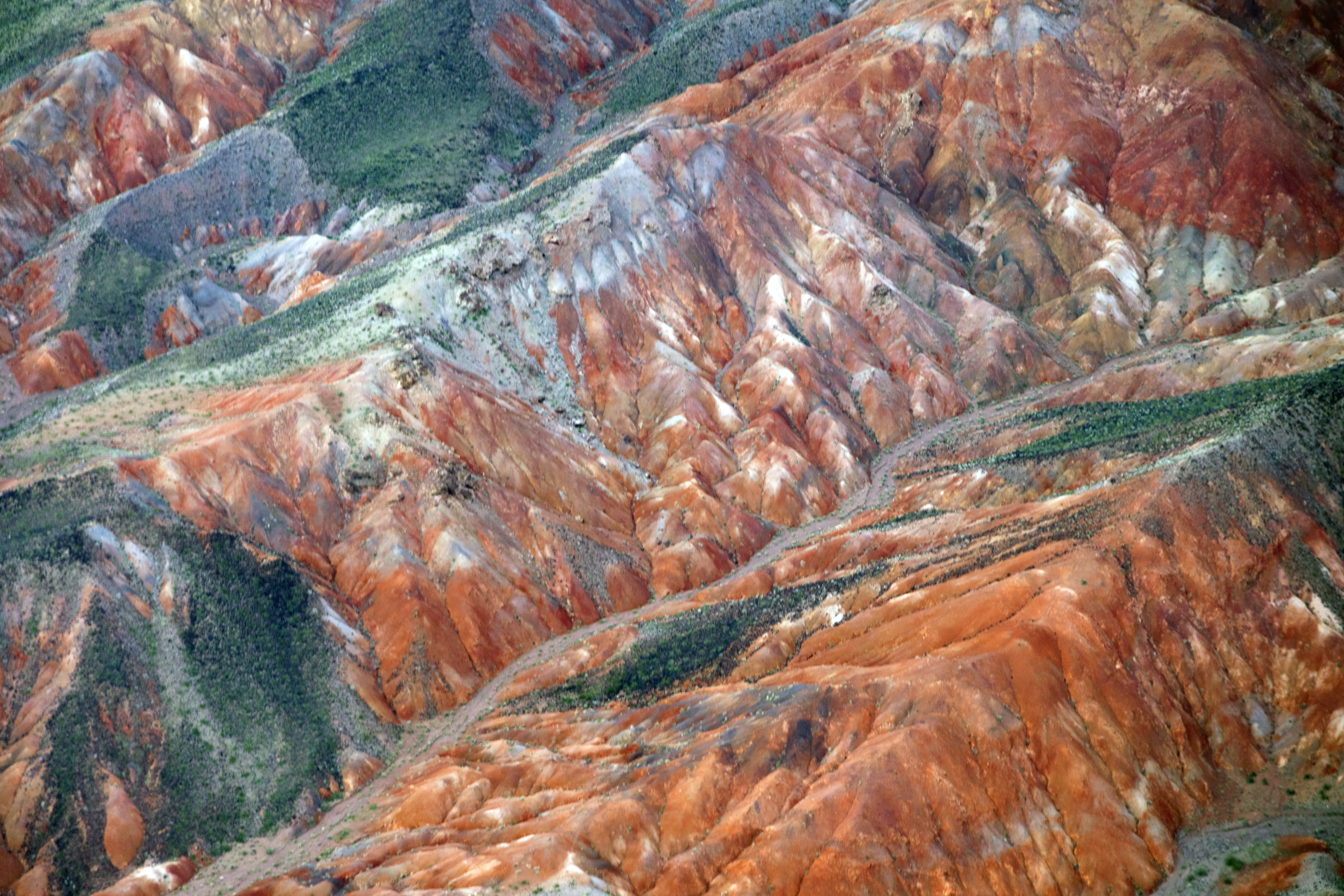 landscape, canyon, geology, painting, brown, 5K, backgrounds, eroded, tranquility, after te rain, rock - object, tranquil scene, hills, from the air, outdoors, HD Wallpaper