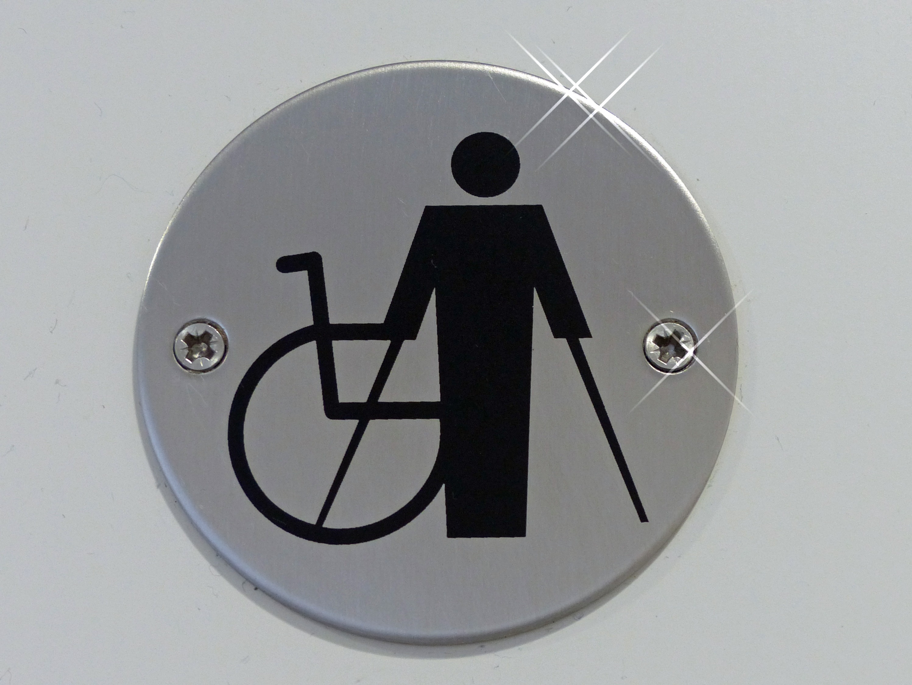 road sign, disabilities, communication, indoors, warning sign, circle, person, 2K, disabled, representation, male likeness, sign, safety, geometric shape, HD Wallpaper