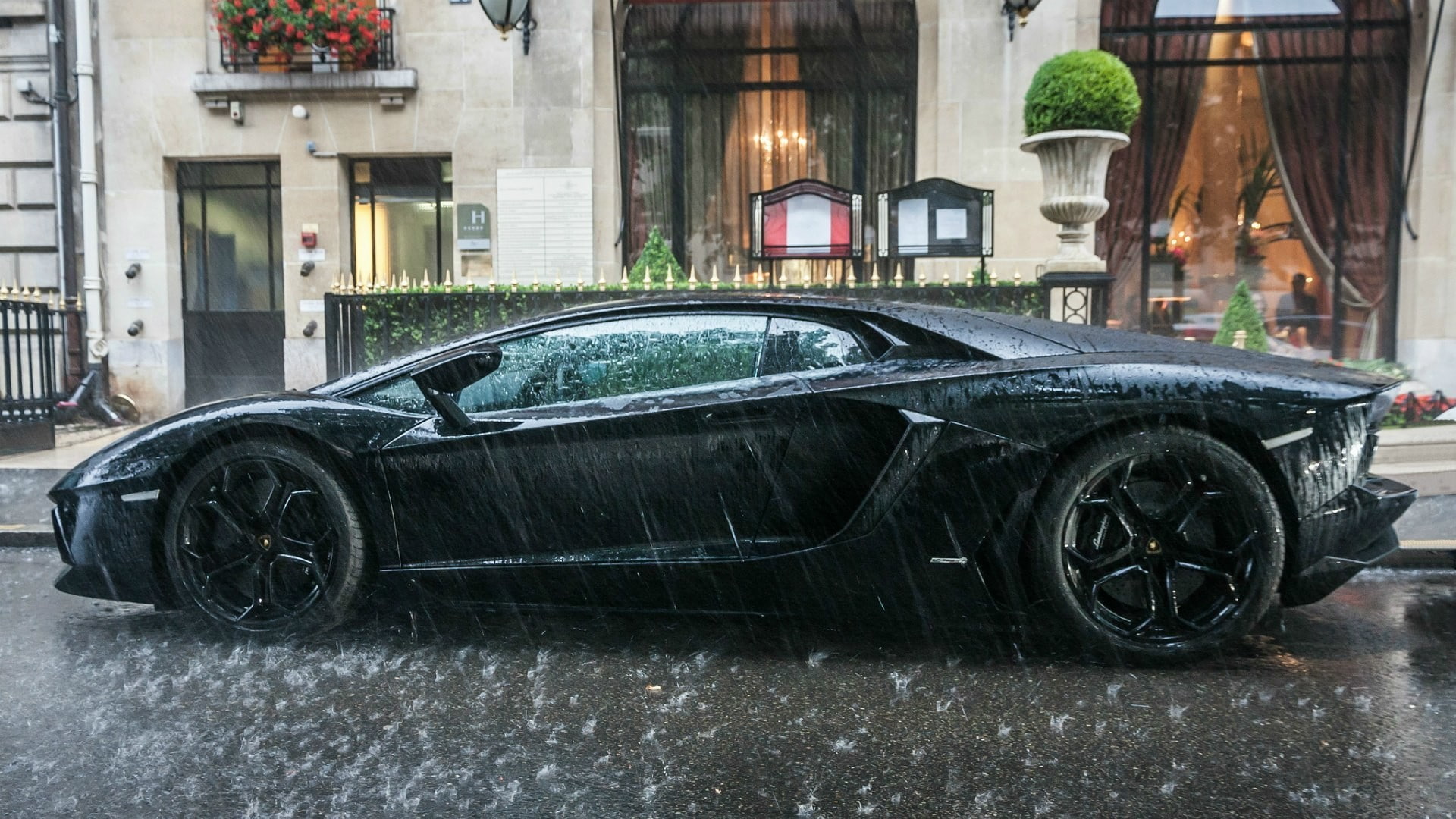 Lamborghini, 1080P, Lamborghini Aventador, car, HD Wallpaper