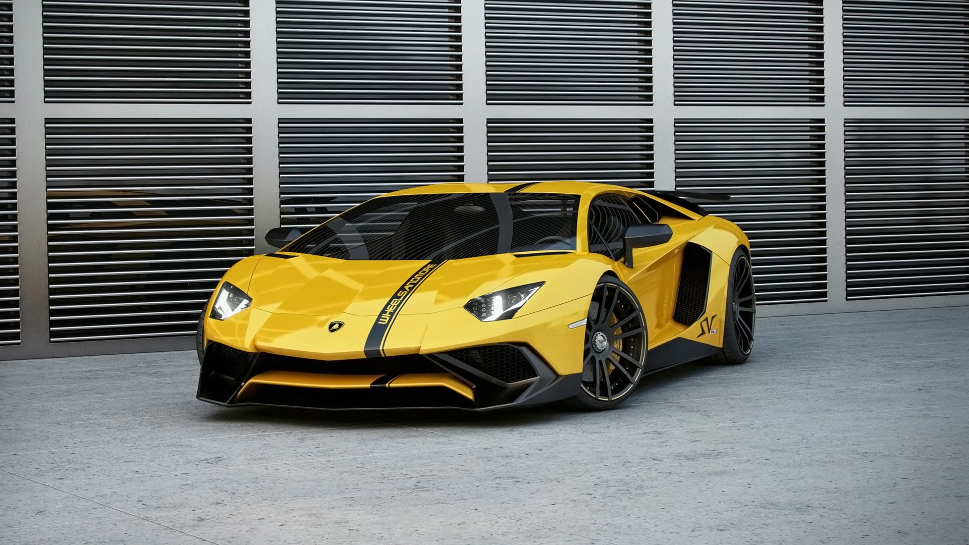 car, Lamborghini Aventador, 1080P, HD Wallpaper