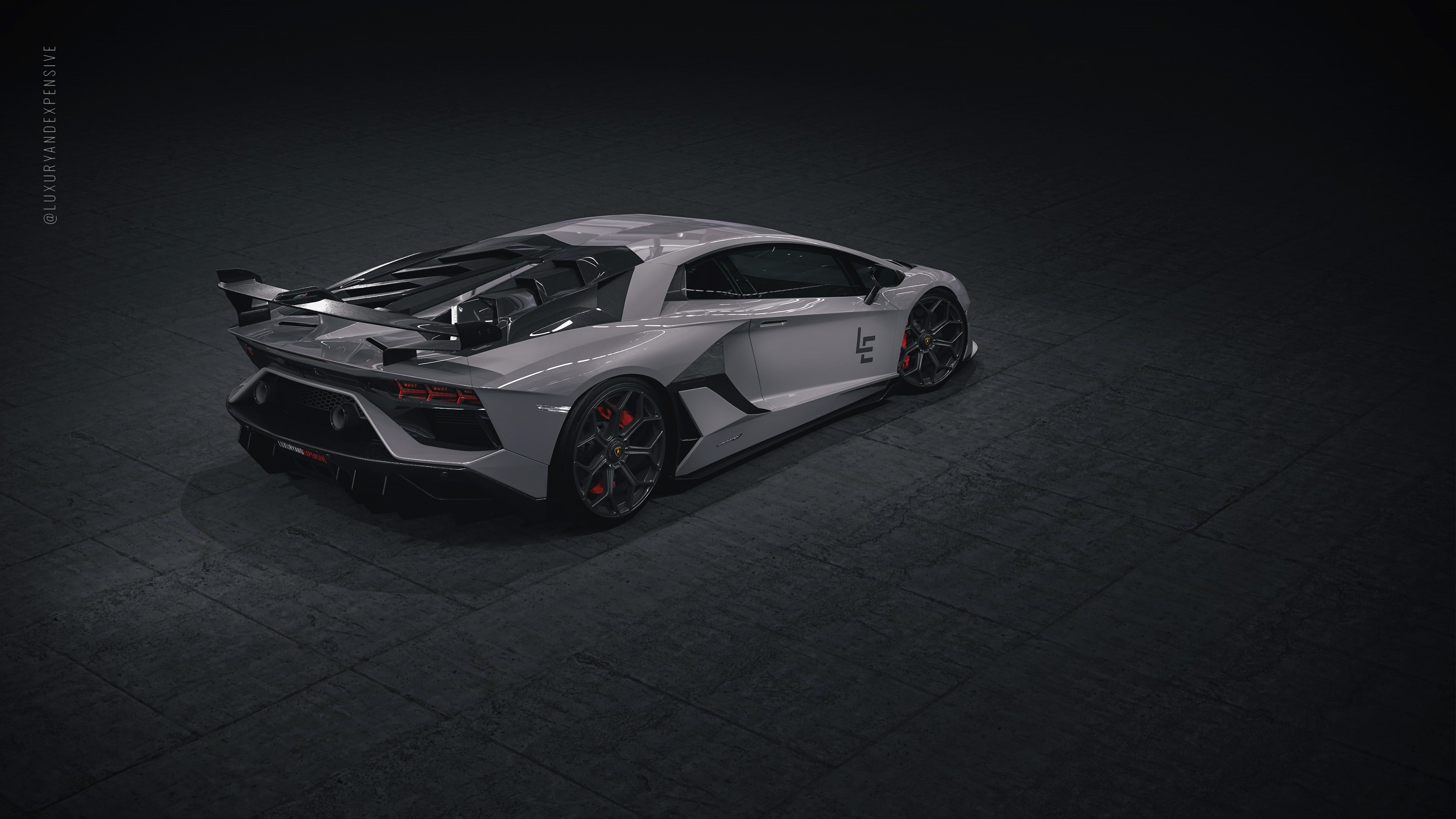 Supercar, 4K, Lamborghini, Luxury Car, Lamborghini Aventador SVJ, HD Wallpaper