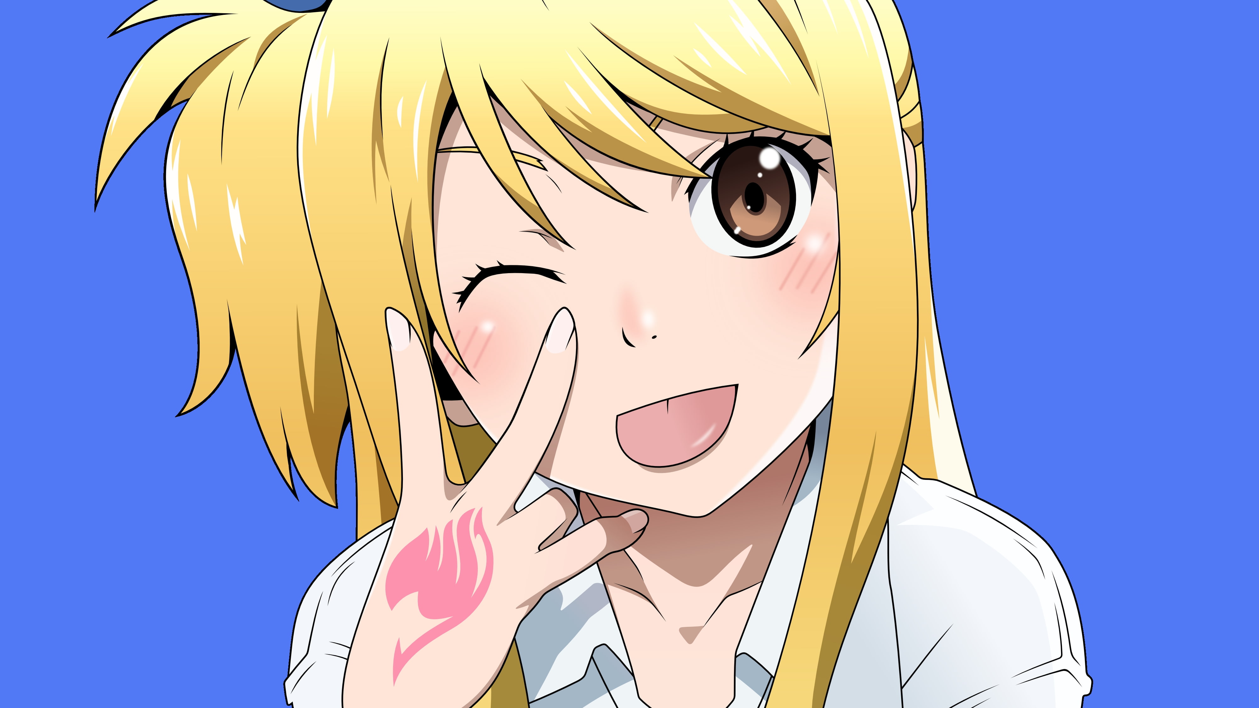 Fairy Tail, 4K, fairy, Anime Girls, art, girls, tail, anime, hd, x, HD Wallpaper