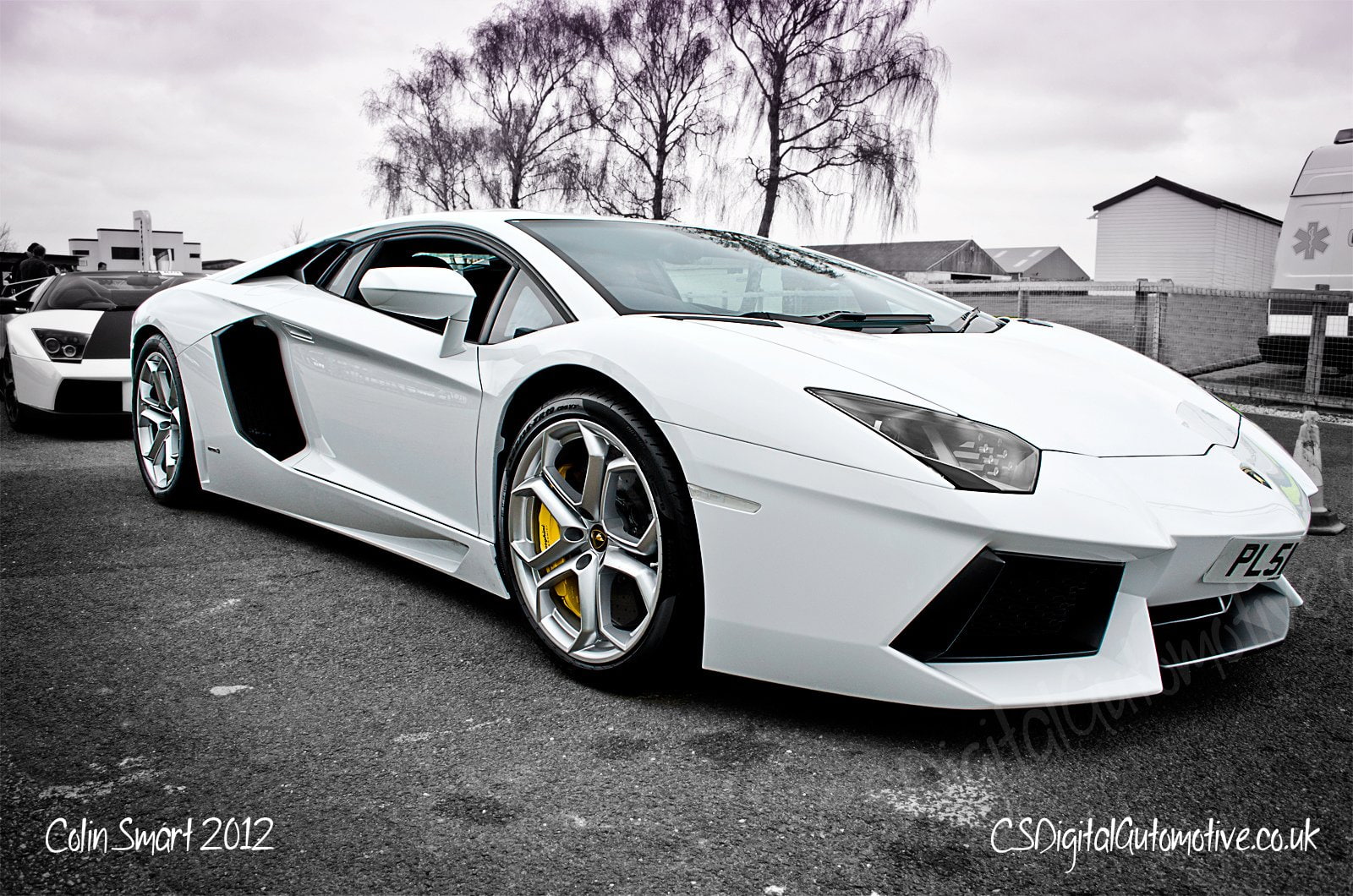 italian, lp700, aventador, white, cars, bleue, lamborghini, supercars, 720P, black, blanche, HD Wallpaper