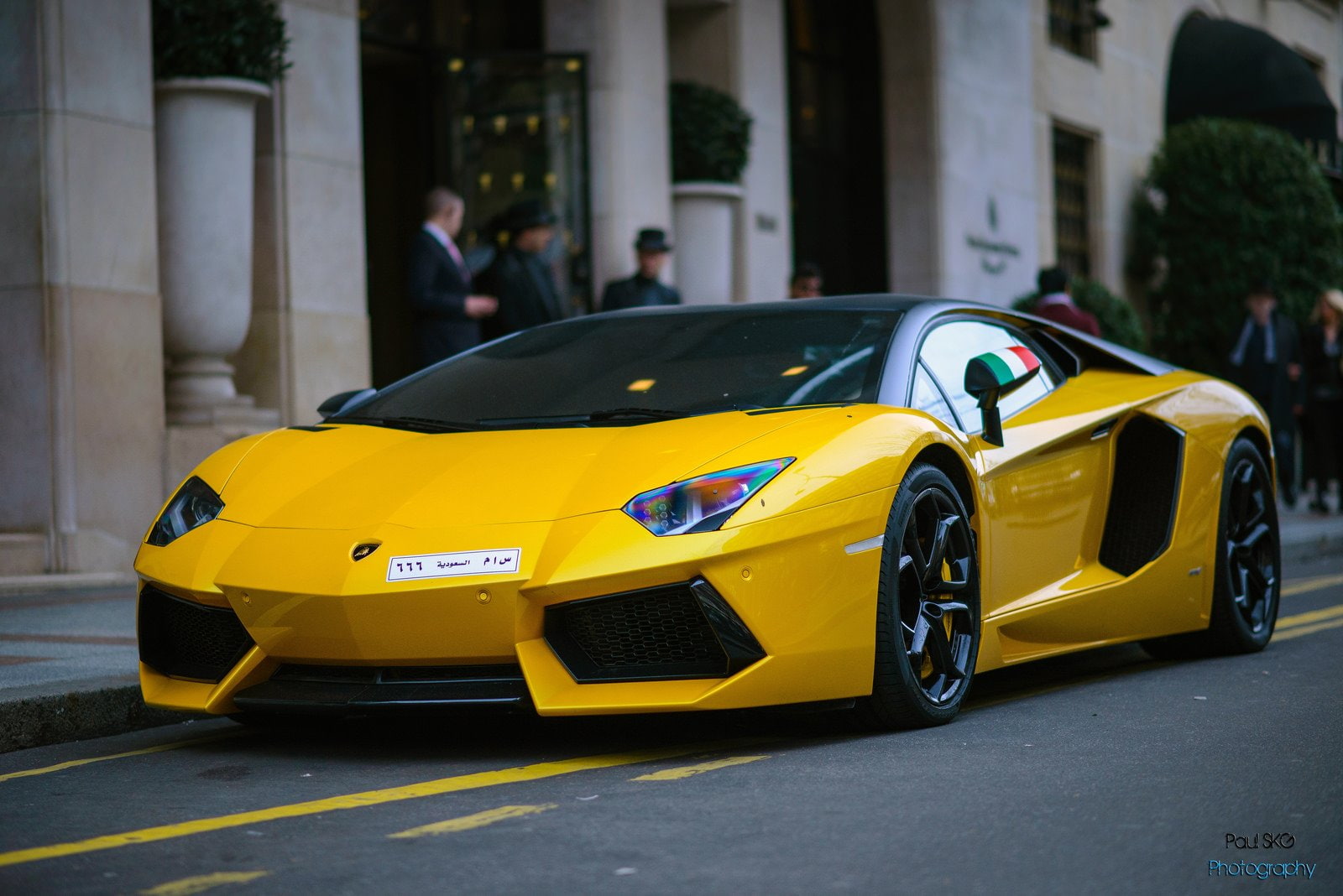 italian, 720P, lp700, lamborghini, supercars, aventador, yellow, cars, HD Wallpaper