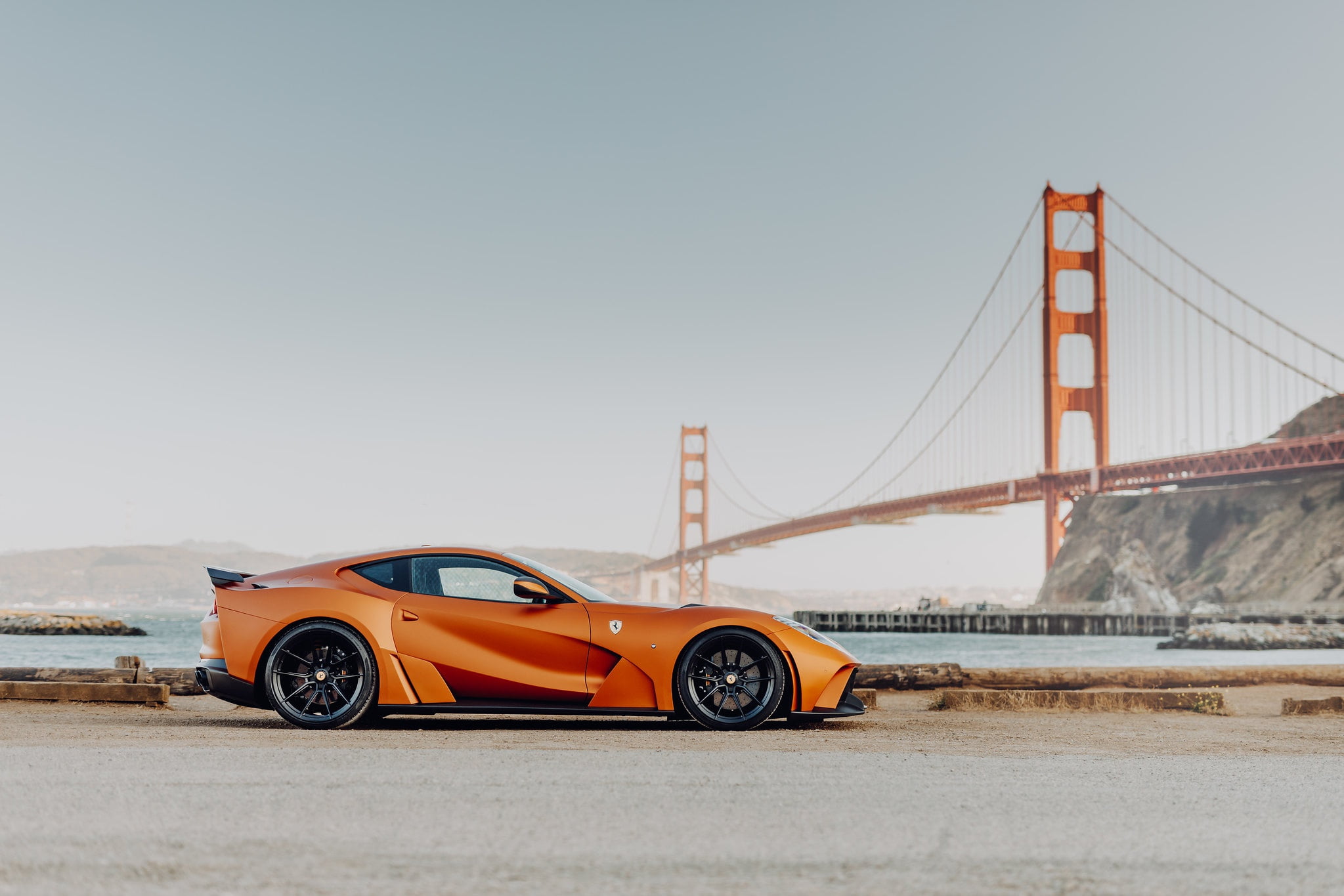 2019 Ferrari 812 N-Largo, Novitec, bridge, sports car, 1080P, Ferrari 812, HD Wallpaper