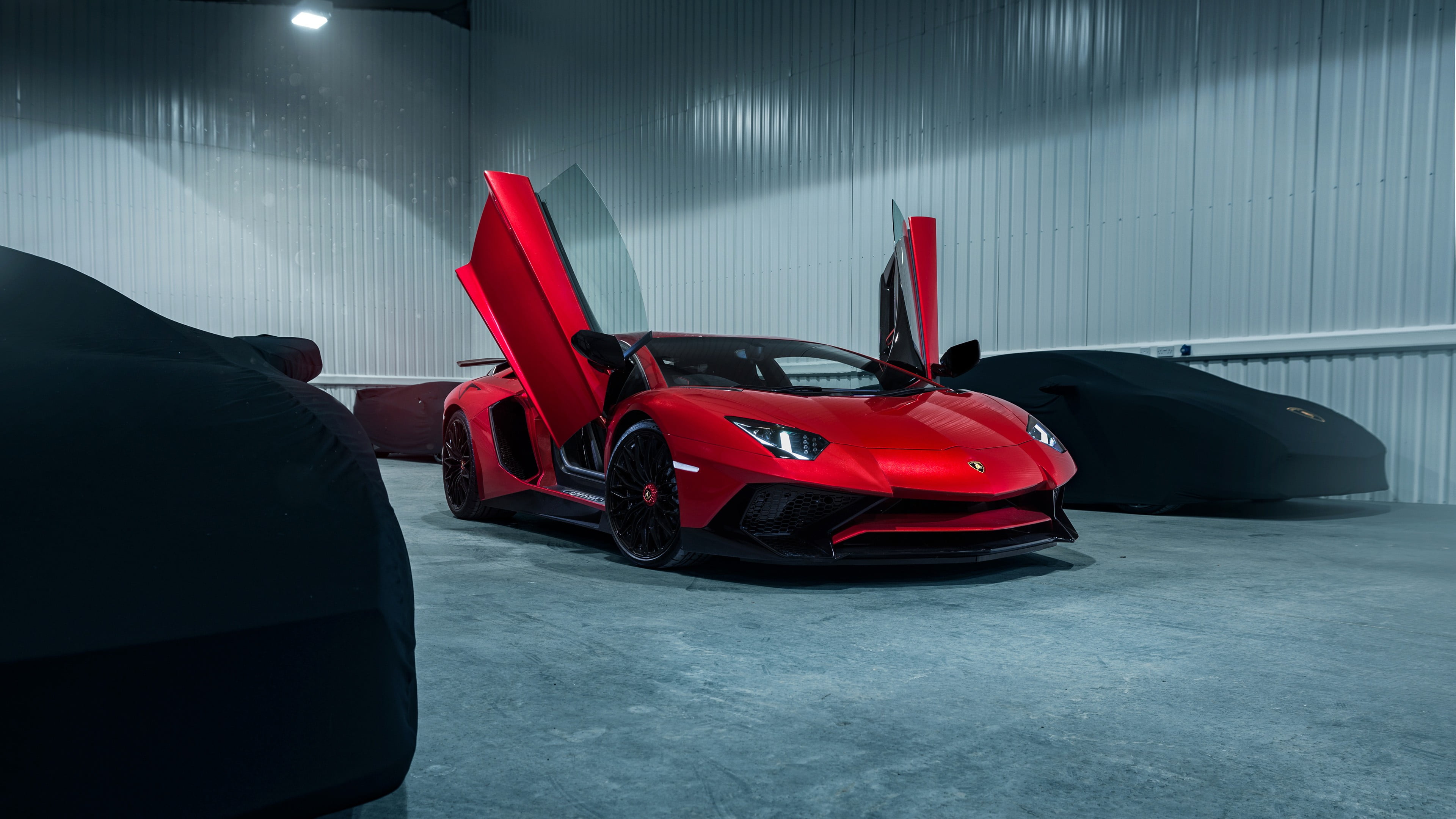 Lamborghini Aventador LP750-4 SV, car, vehicle, 4K, supercars, HD Wallpaper