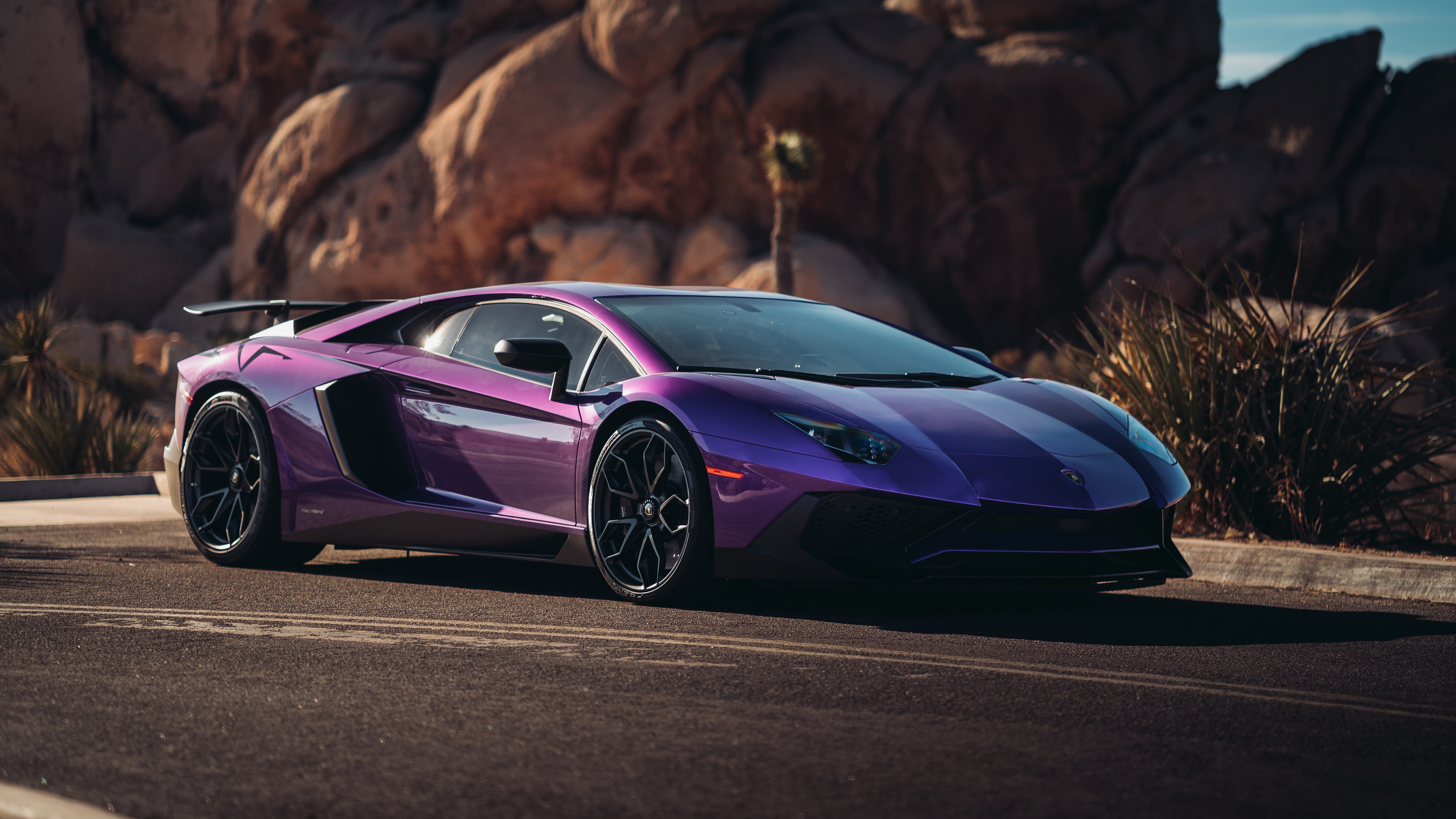 outdoors, city, car, sv, blue, mode of transportation, sunlight, street, sports car, Lamborghini, land vehicle, nature, crash, k, road, selective focus, HD Wallpaper