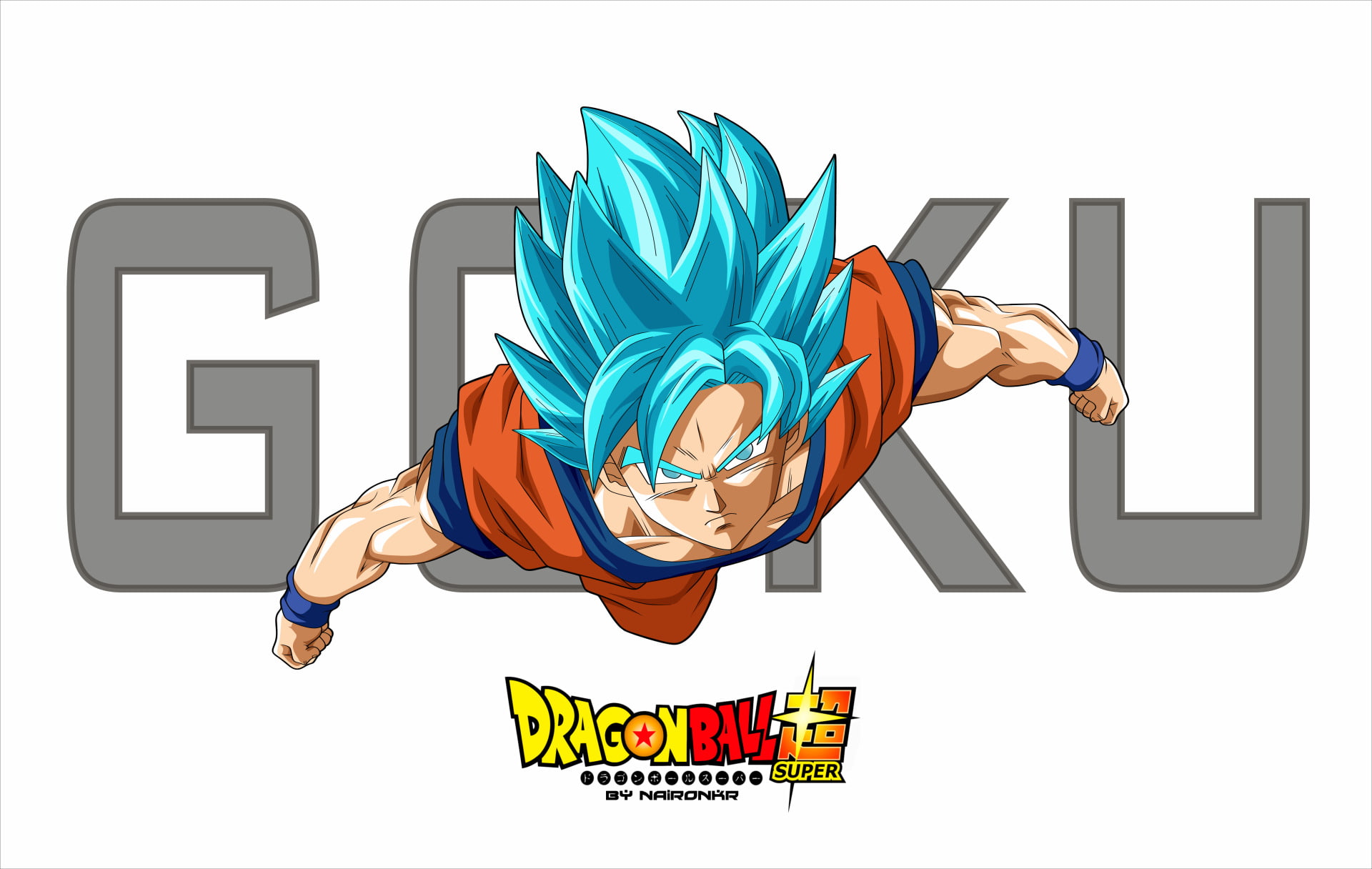 Dragon Ball, Dragon Ball Super, SSGSS Goku, 1080P, Goku, HD Wallpaper