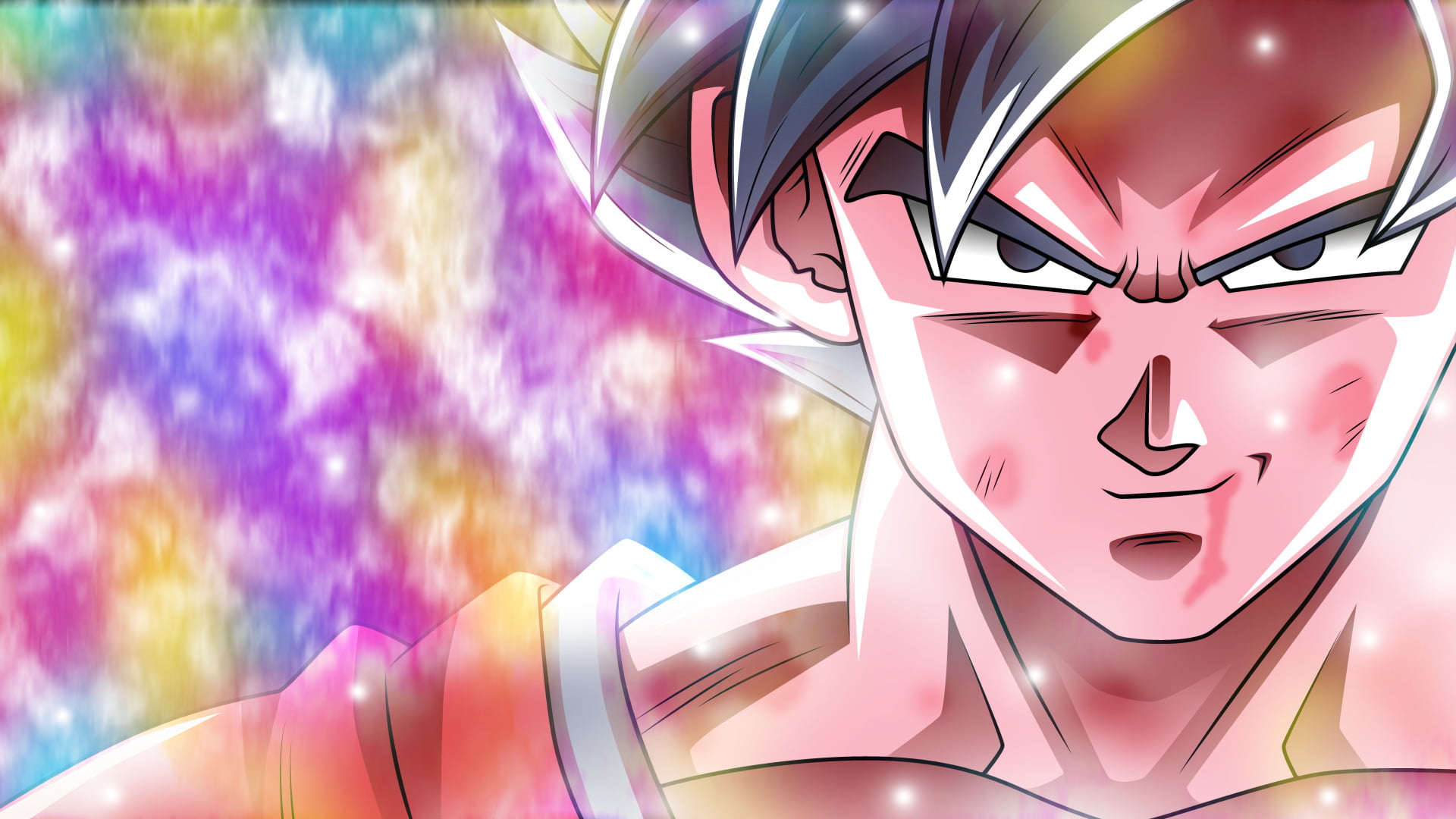 Dragon Ball Super, Dragon Ball, sign, design, low angle view, representation, close-up, text, multi colored, illuminated, indoors, Goku, ssgss, HD Wallpaper