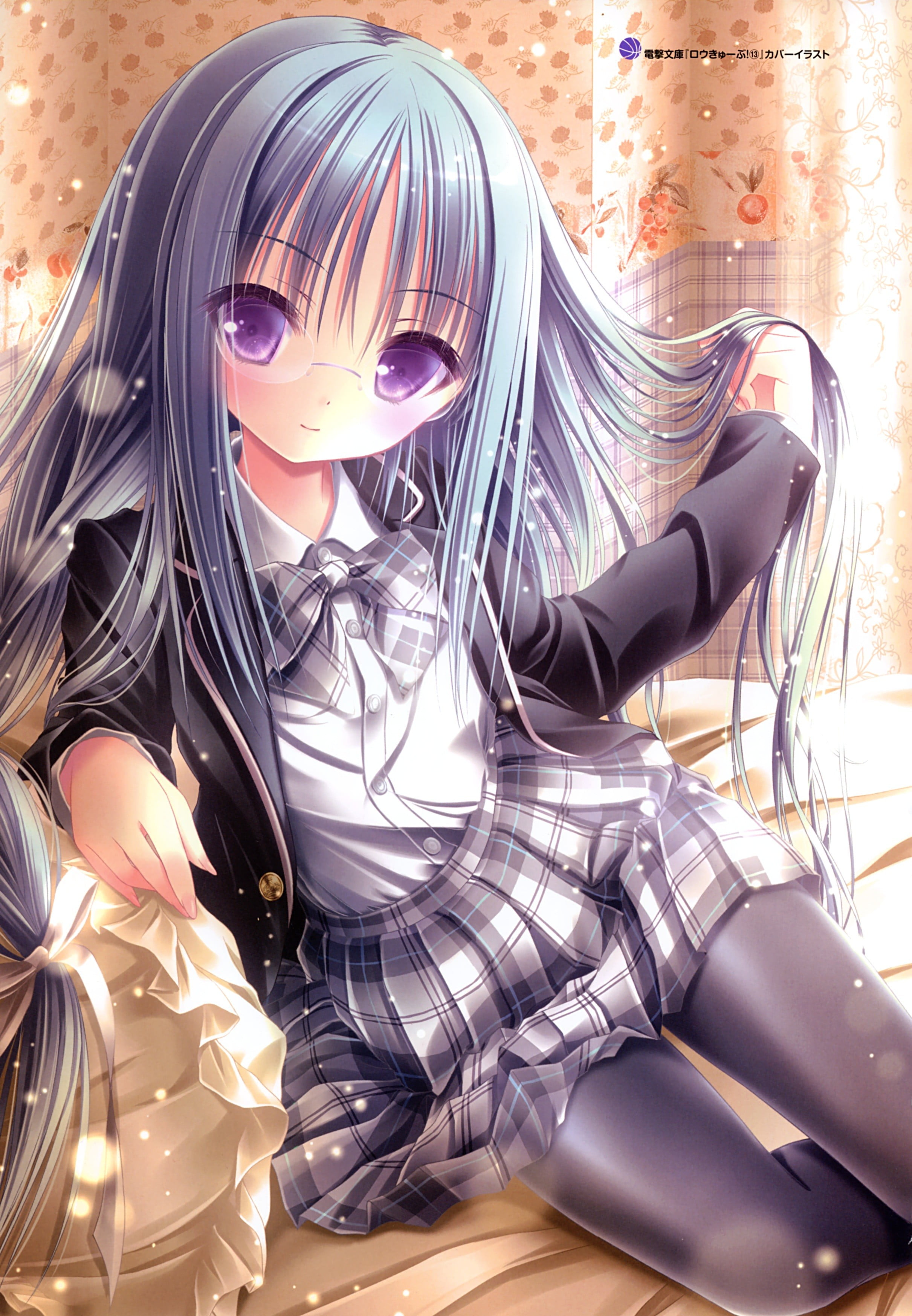 indoors, portrait, lifestyles, childhood, event, celebration, day, 2K, arts culture and entertainment, close-up, anime girls, Ro-Kyu-Bu!, fun, clothing, Phone HD Wallpaper