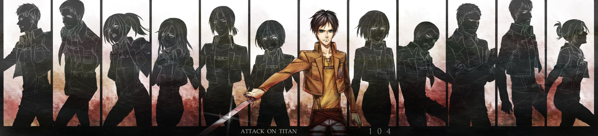 Historia Reiss, 1080P, Anime, Eren Yeager, Armin Arlert, Jean Kirstein, Reiner Braun, Bertholdt Hoover, Annie Leonhart, Marco Bott, Ymir (Attack on Titan), HD Wallpaper