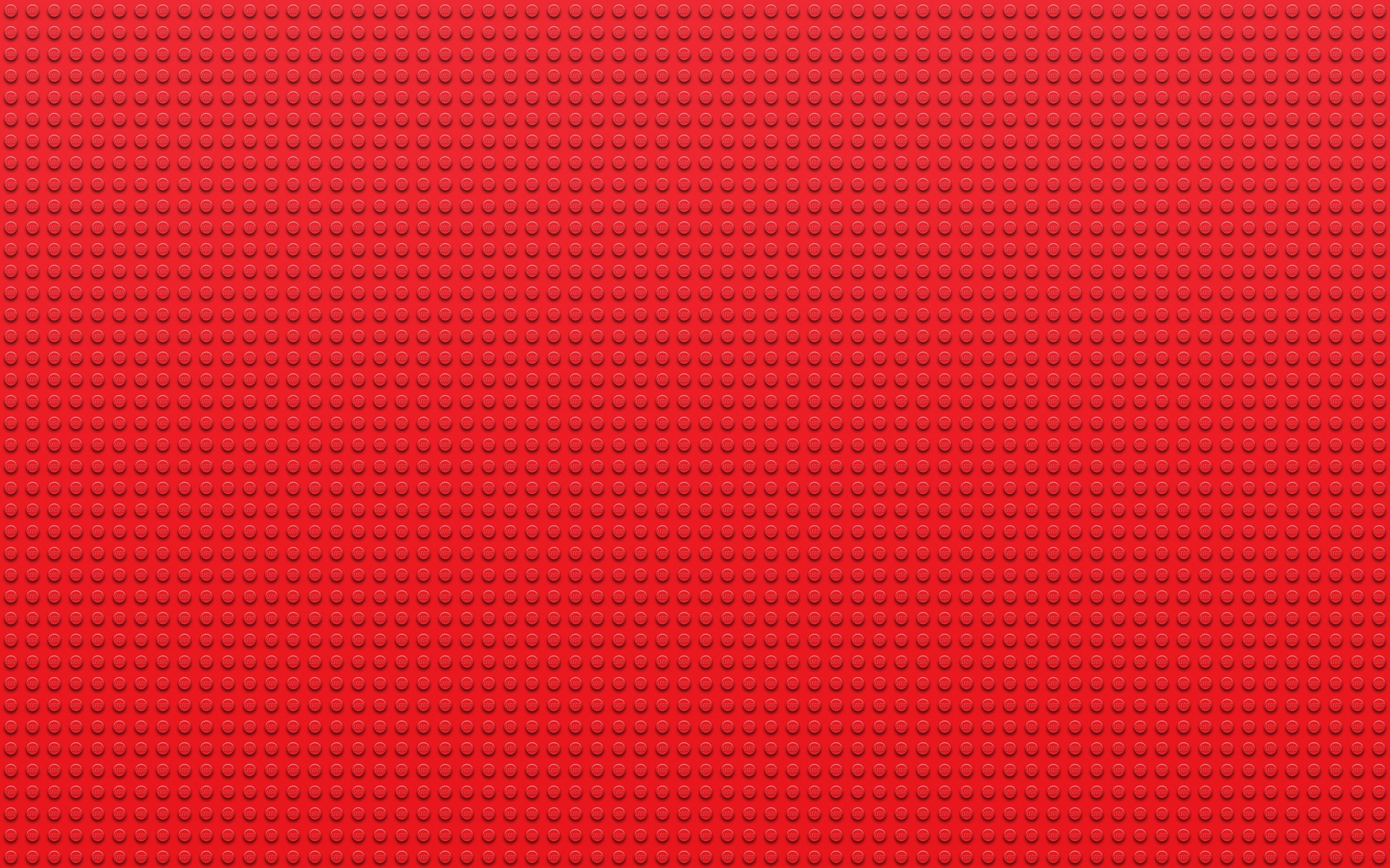 points, circles, red, 2K, lego, HD Wallpaper