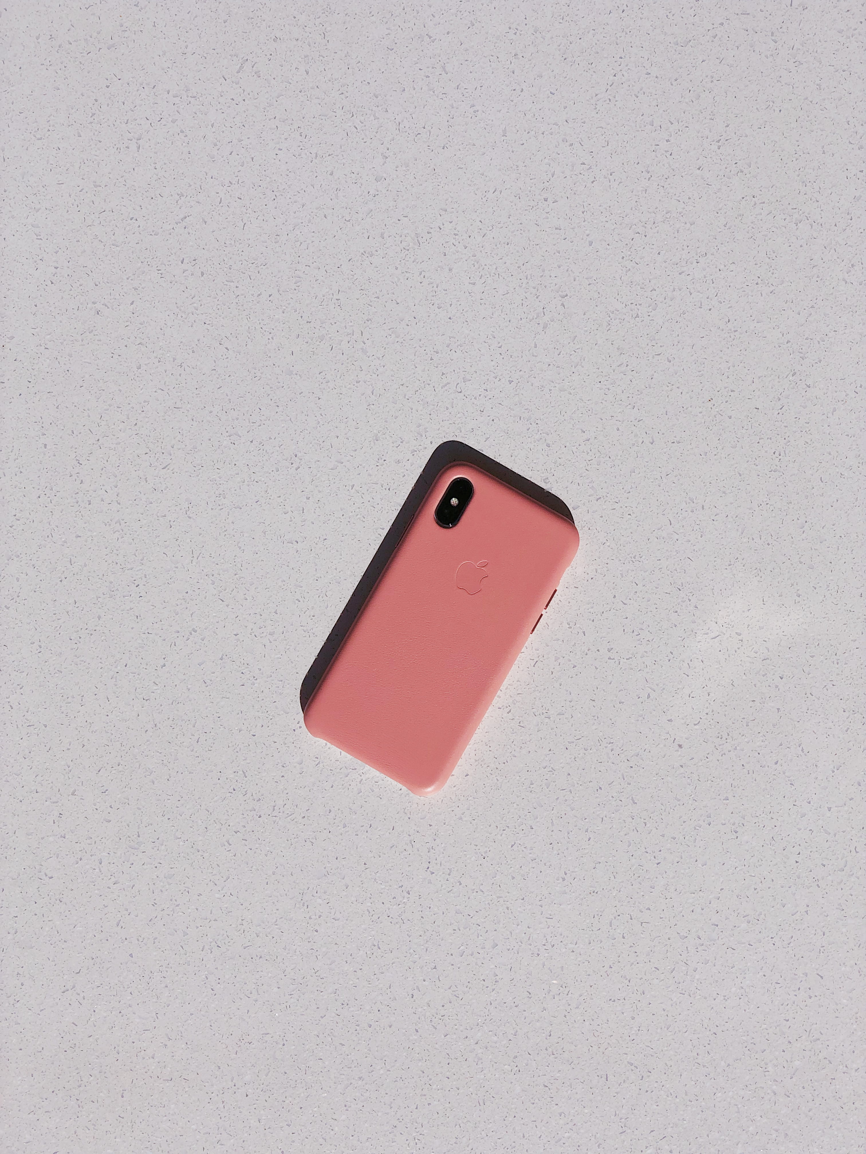 case, united states, high angle view, white background, smart phone, x, no people, still life, leather, gray, wireless technology, studio shot, pink, cupertino, Phone HD Wallpaper
