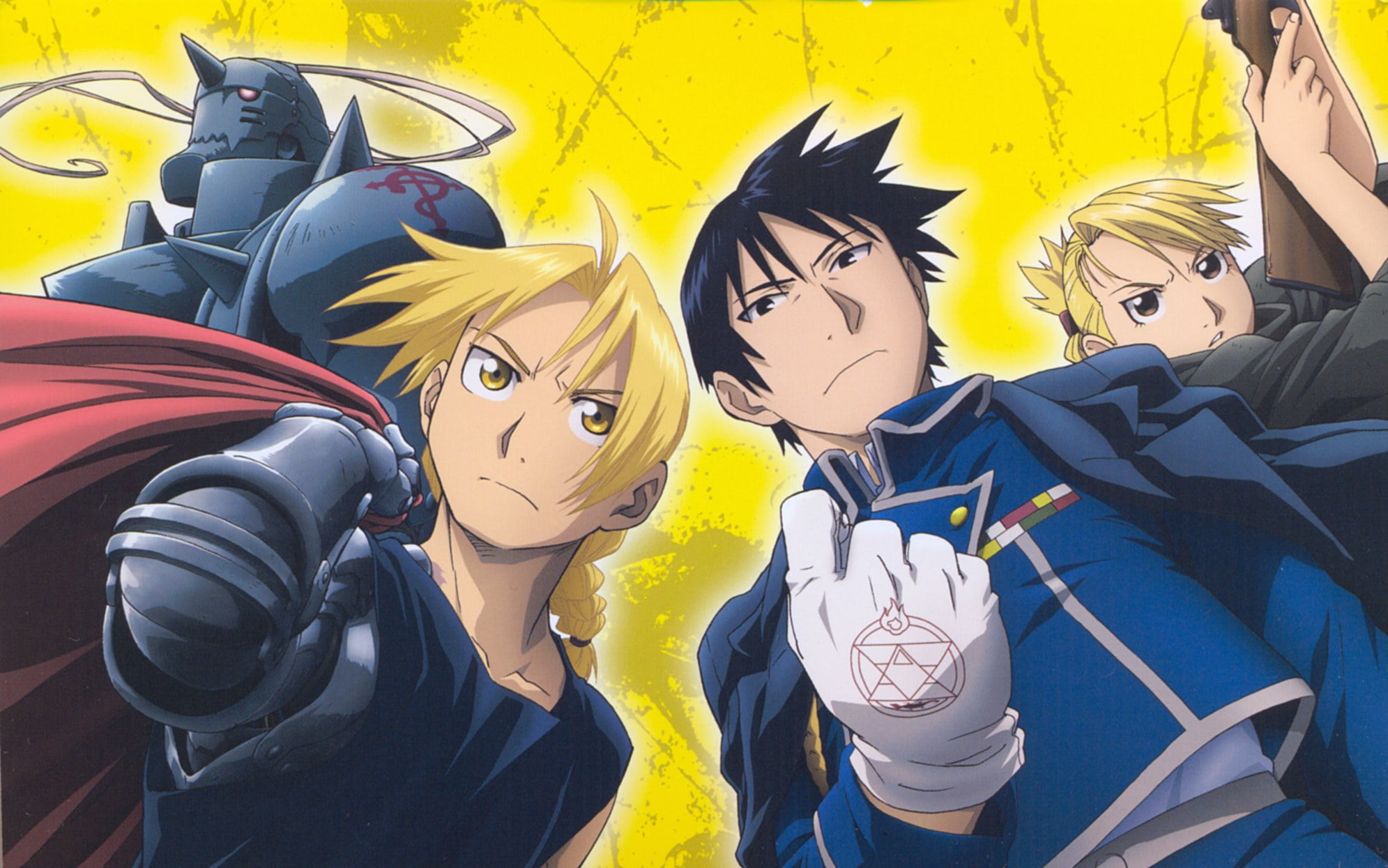 anime, Full Metal Alchemist, 1080P, Elric Edward, Roy Mustang, Elric Alphonse, HD Wallpaper