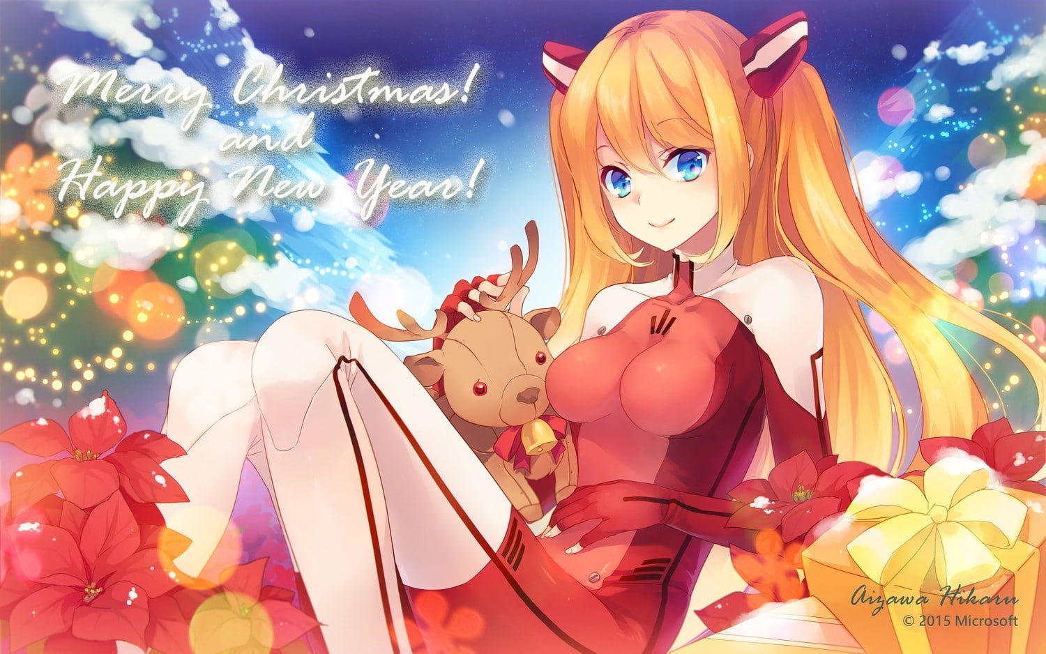 santa claus, decoration, creativity, craft, holiday, celebration, female likeness, christmas decoration, event, Aizawa Hikaru, os-tan, Christmas, holiday - event, HD Wallpaper
