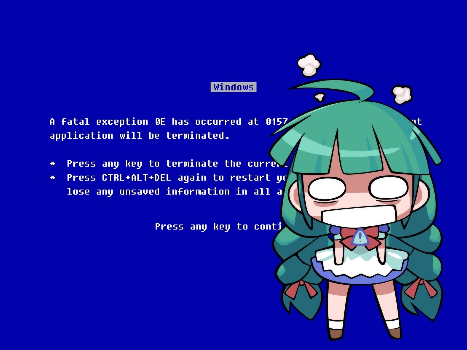 Anime, Os-tan, Technology, 720P, HD Wallpaper