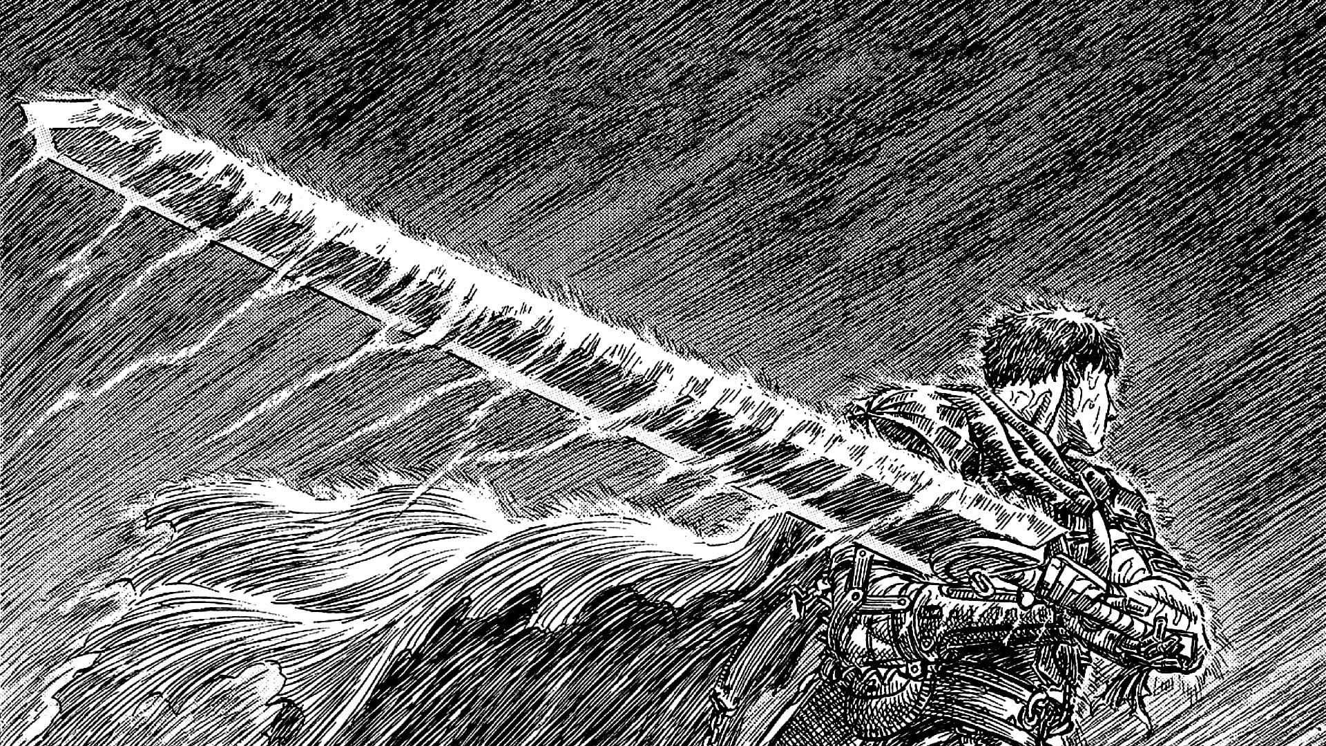 Kentaro Miura, Guts, Berserk, 1080P, HD Wallpaper