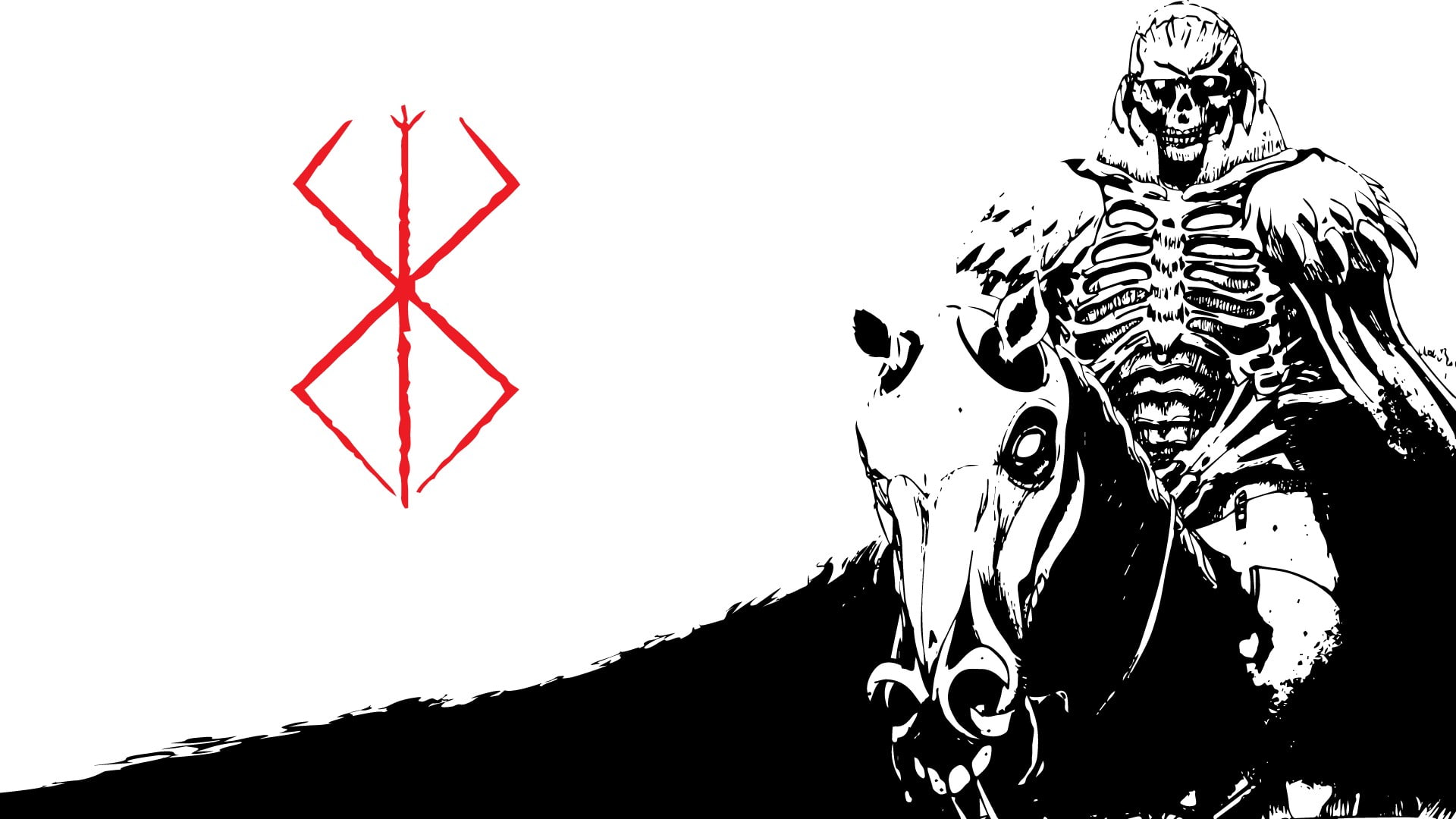 1080P, Manga, Berserk, anime, Skull Knight, Kentaro Miura, knight, HD Wallpaper
