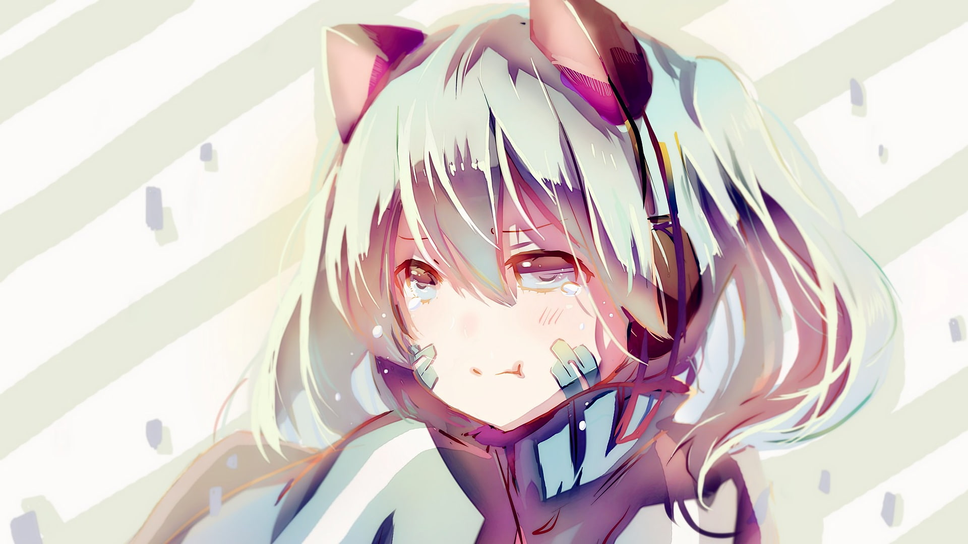 cat ears, Mekakucity  Actors, Enomoto Takane, 1080P, HD Wallpaper