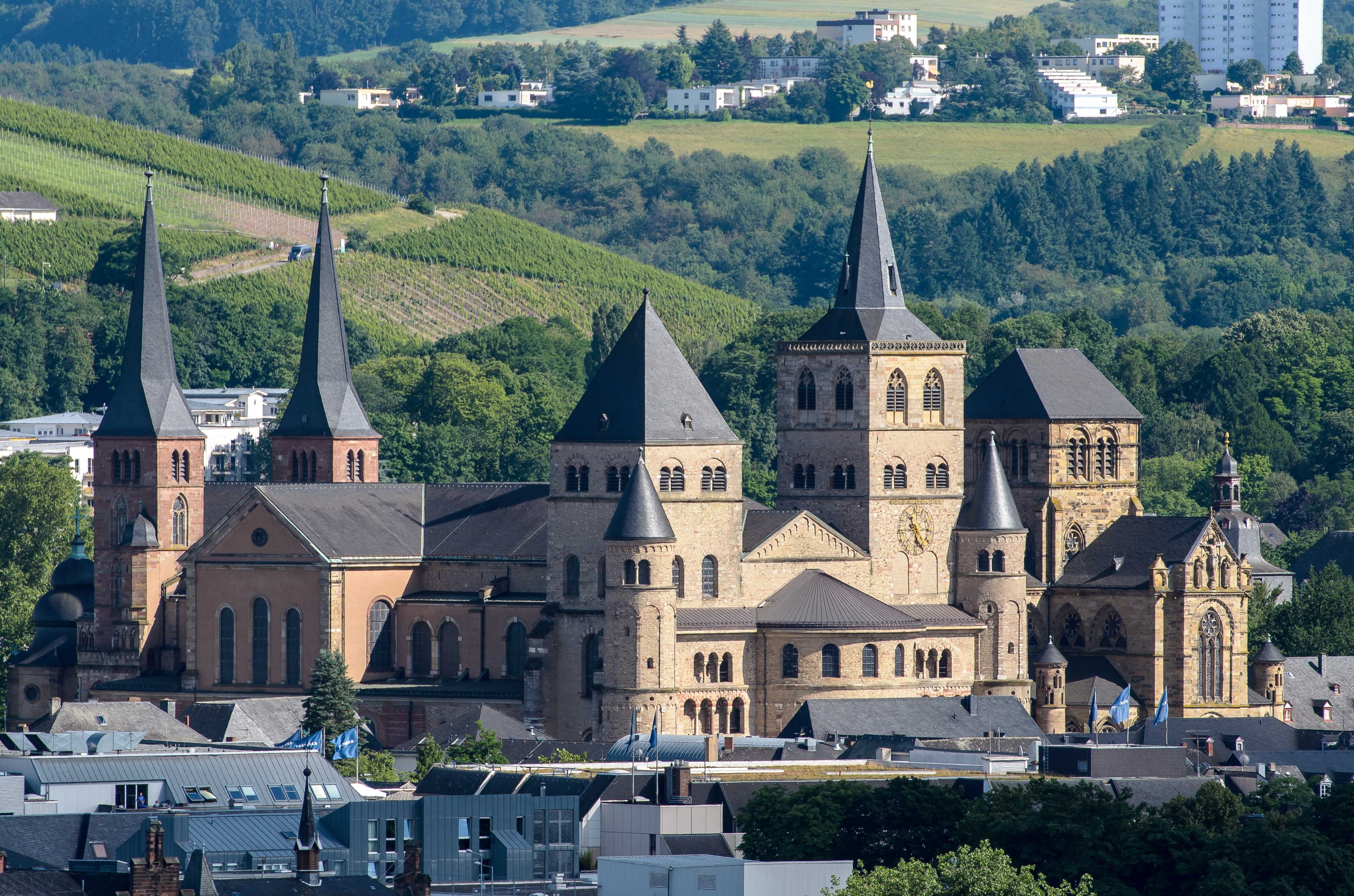 plant, cathedral, building, place of worship, tower, building exterior, landmark, sightseeing, the past, church, religion, stone, spire, tree, architecture, HD Wallpaper