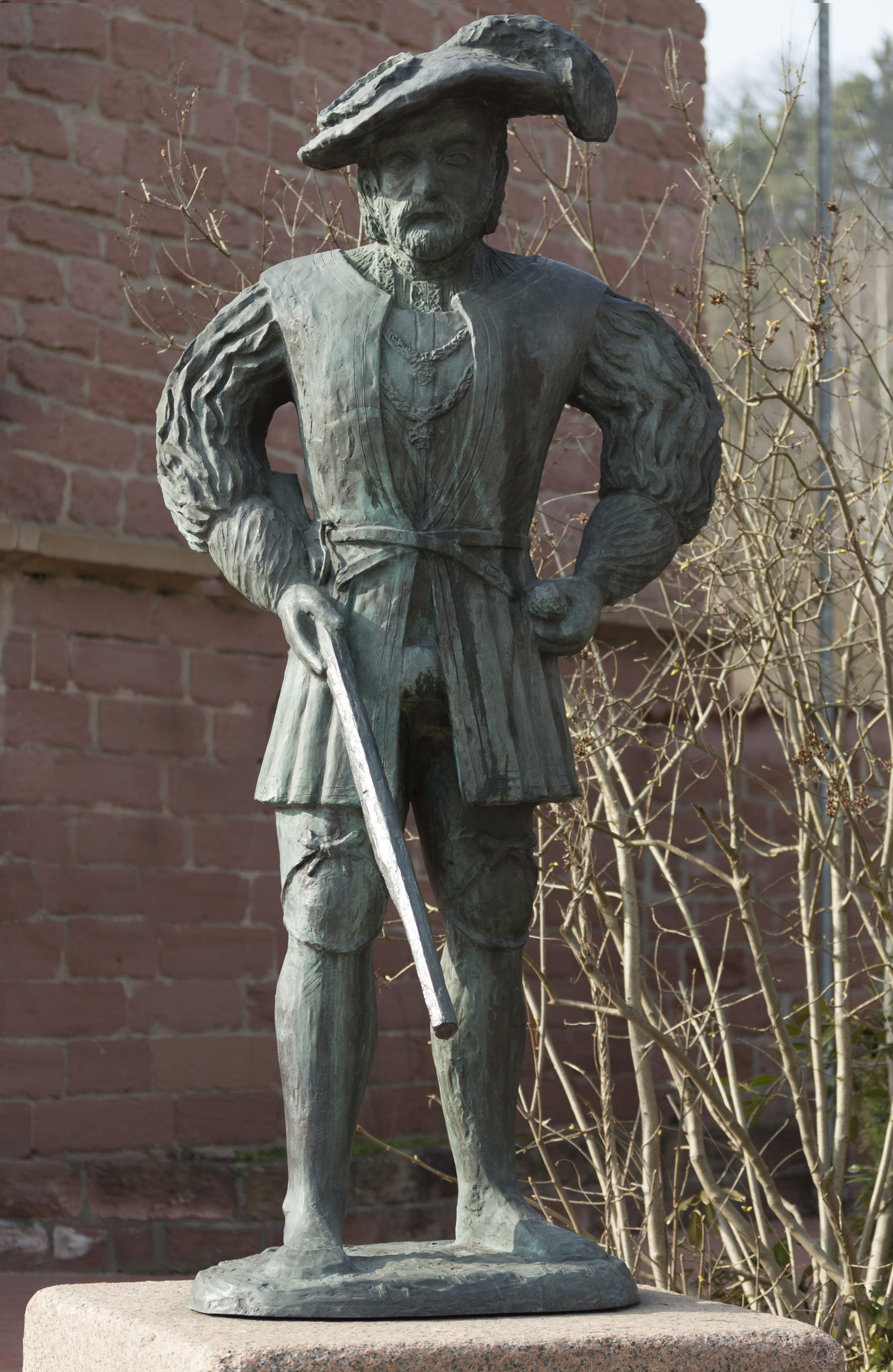 count palatine, outdoors, army soldier, built structure, military, brick wall, government, brick, architecture, no people, wall - building feature, male likeness, Phone HD Wallpaper