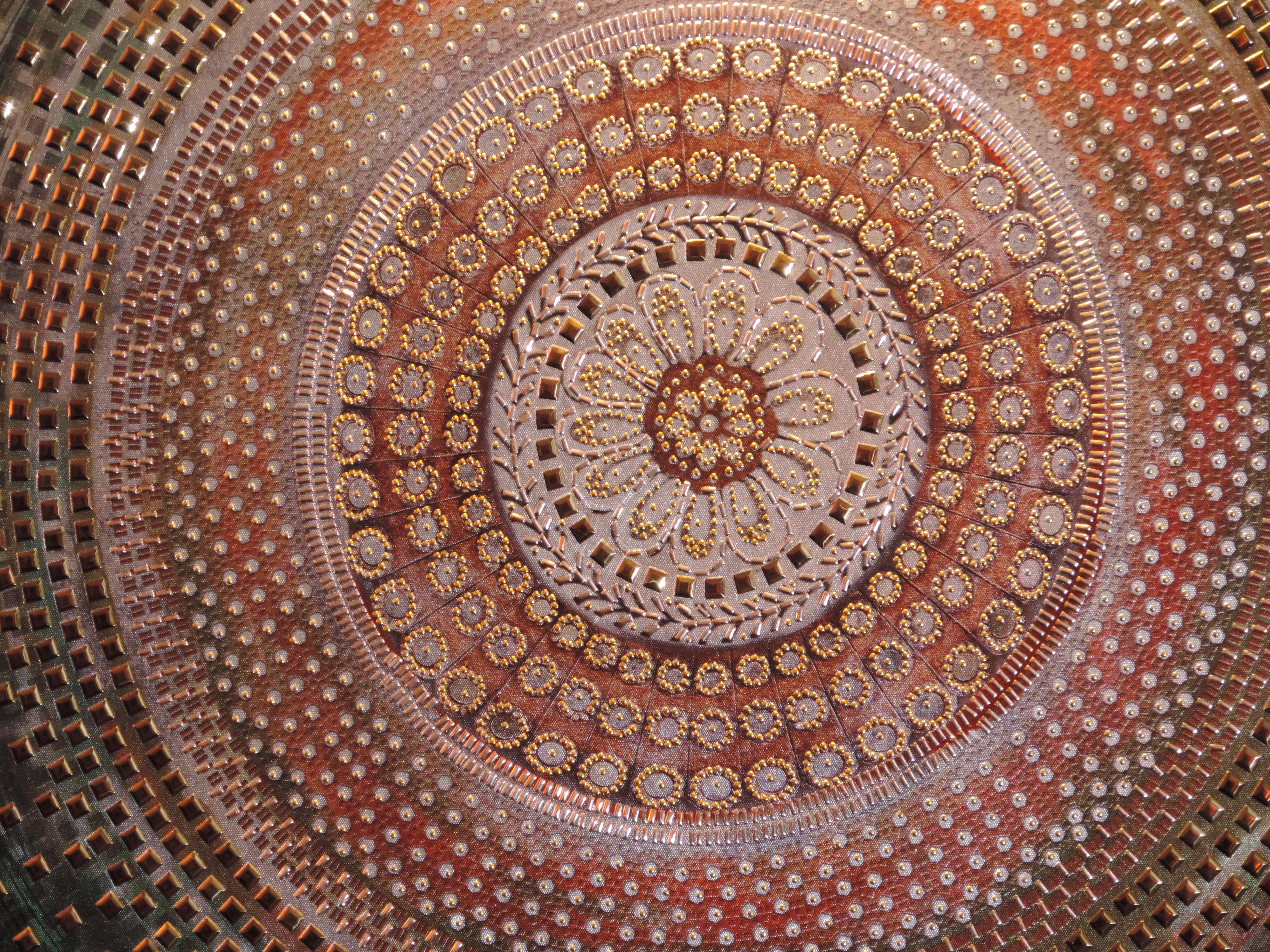 Pattern, Decoration, design, cupola, mosaic, decorative, directly below, creativity, oriental, floral pattern, ornamental, backgrounds, yoga, art and craft, HD Wallpaper