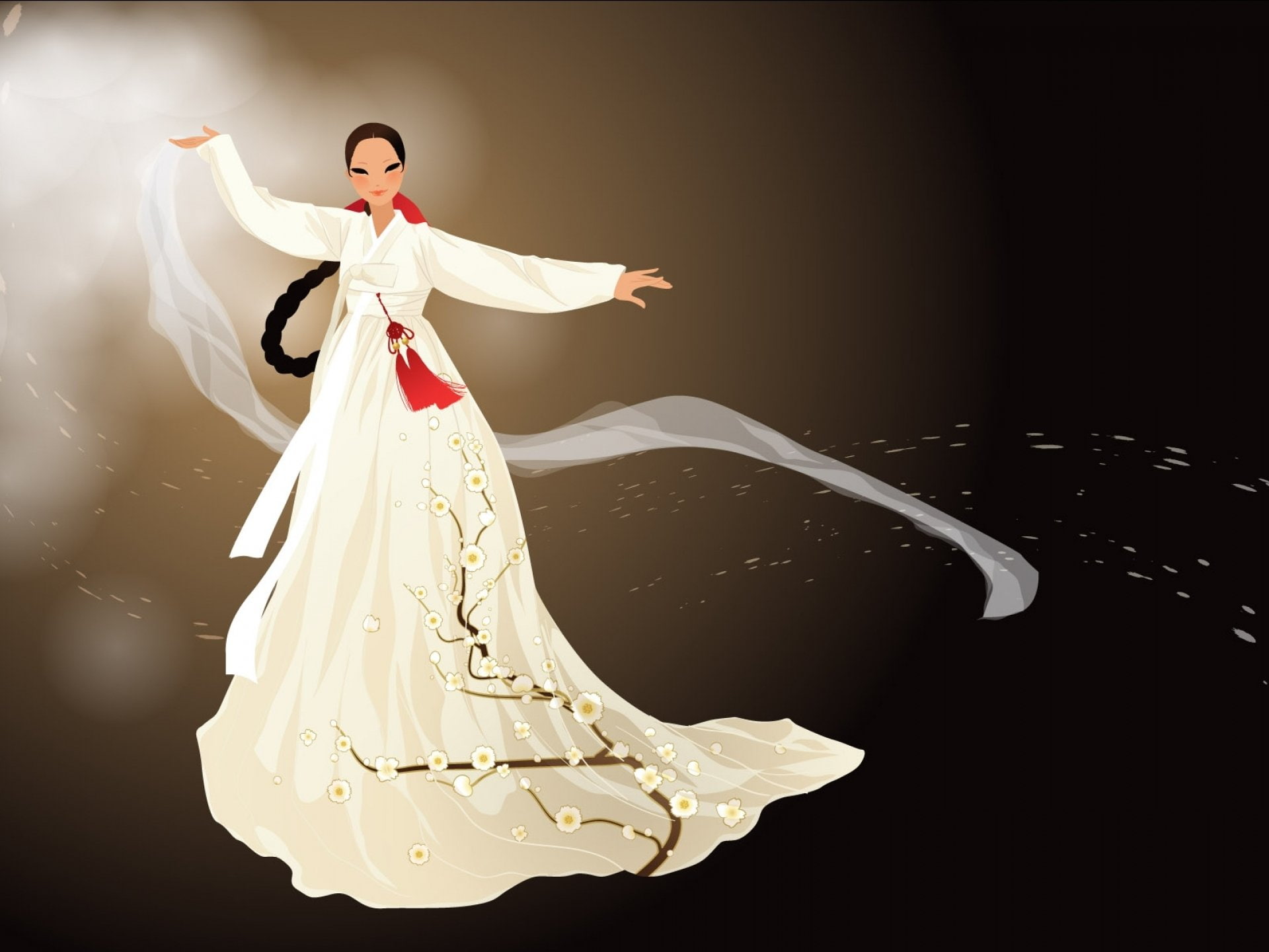 Girls, korean, woman, vector, Oriental, artistic, Asian, women, art, female, artwork, Korea, 1080P, girl, HD Wallpaper