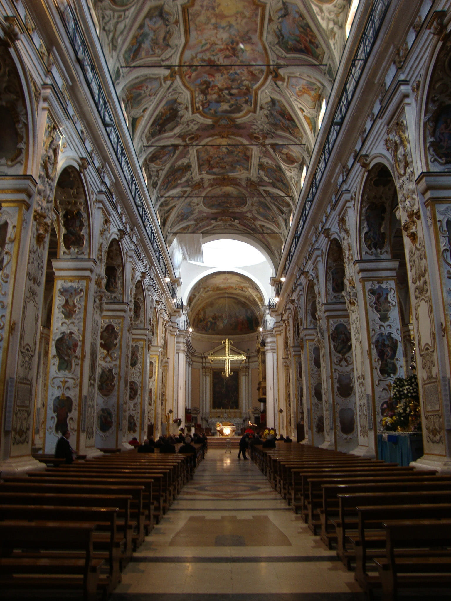 ceiling, arch, Italy, aisle, travel destinations, europe, public domain, architectural Column, direction, architecture And Buildings, maria, spirituality, Phone HD Wallpaper
