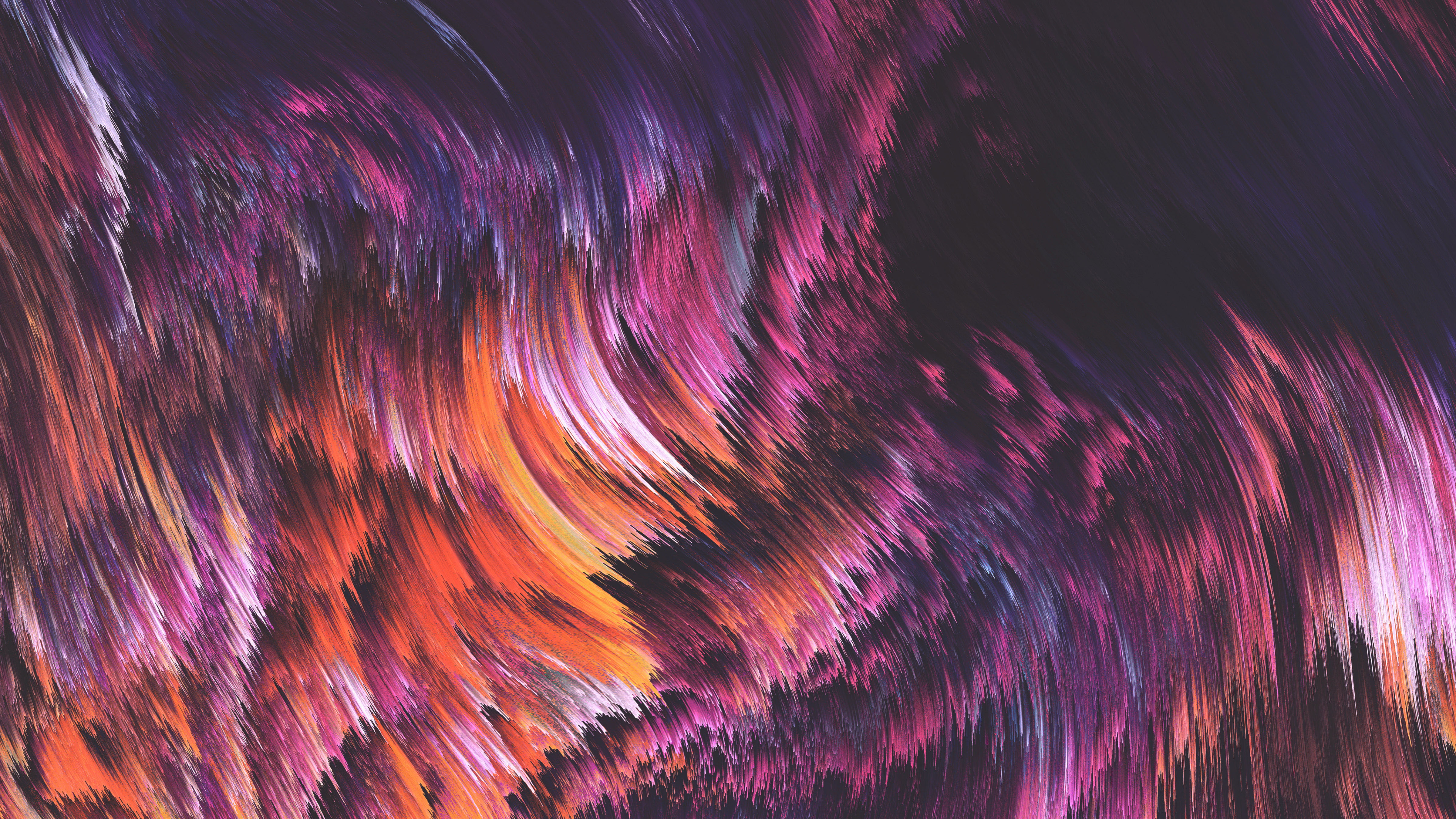 abstract, 4K, lines, pixel sorting, simple, Aeforia, colorful, HD Wallpaper