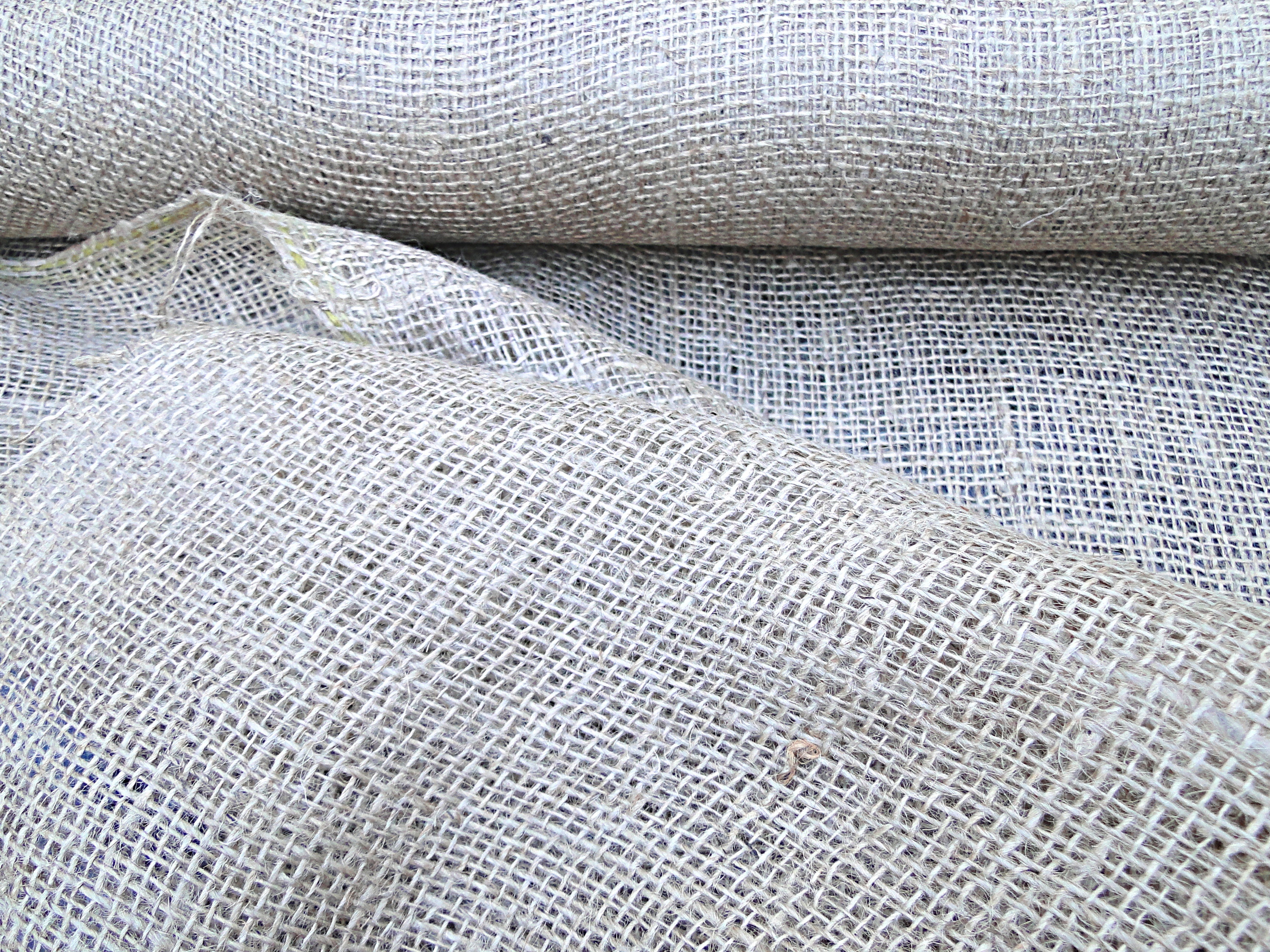 roll, 2K, woven, beige, textile, day, full frame, large group of objects, crumpled, pattern, sack, fishing, fishing industry, high angle view, textured, HD Wallpaper