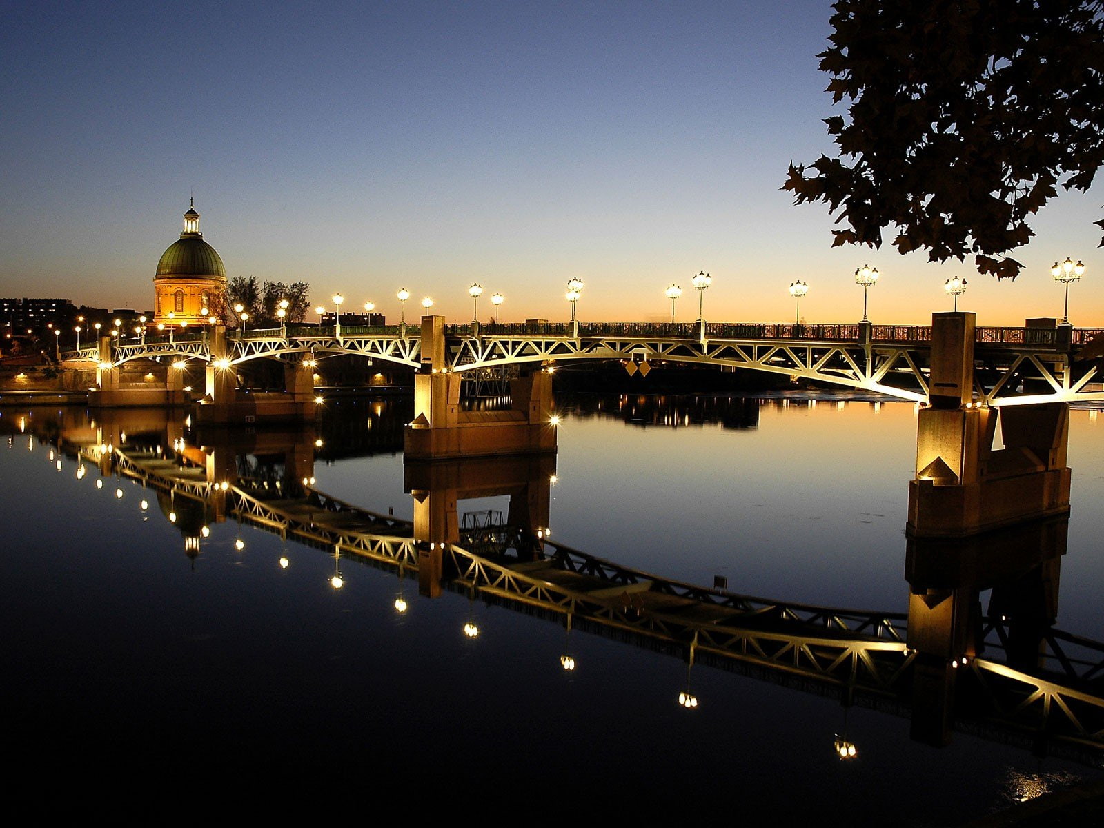 Garonne, 720P, Toulouse, Pierre, France, Pont Saint, HD Wallpaper
