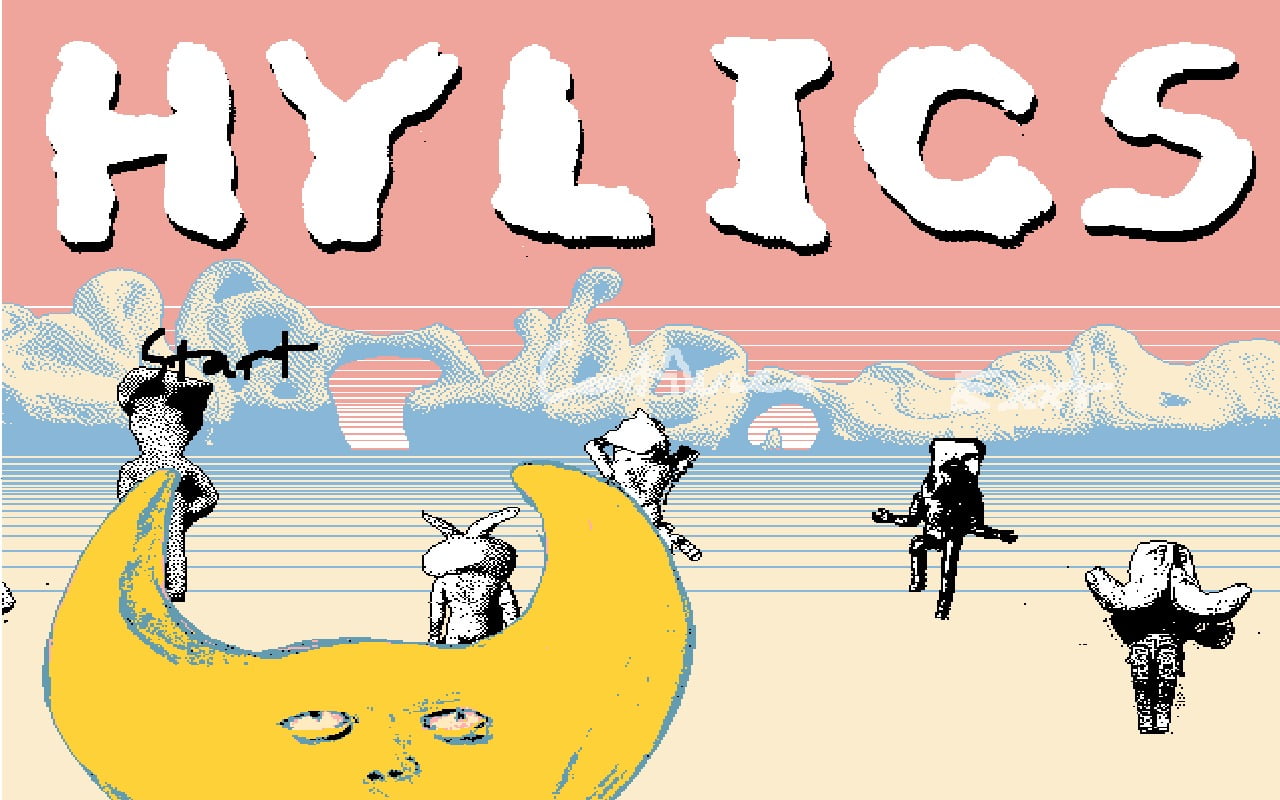 outdoors, pastel, Hylics, day, men, mural, video games, human representation, creativity, nature, sky, communication, 720P, art and craft, digital composite, HD Wallpaper