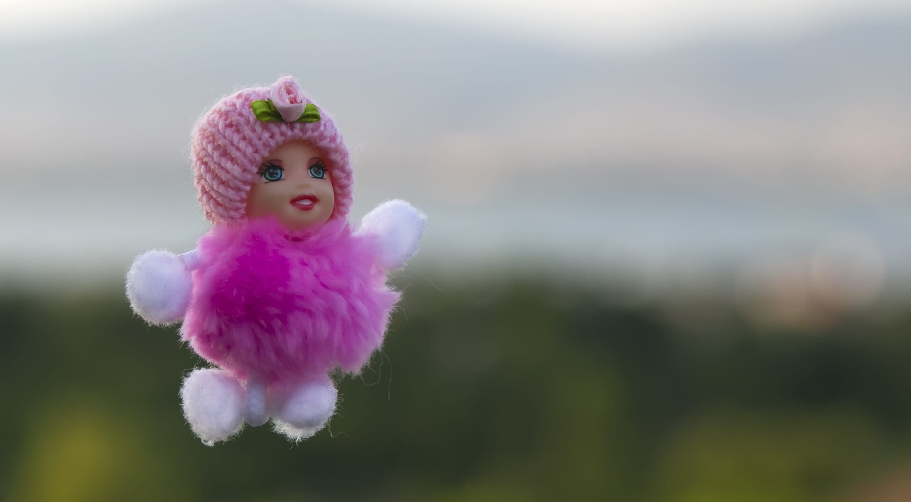 fly, cute, girlfriend, beautiful baby, sweet, innocence, eyes, paint, young girl, cute baby, outdoors, exposure, smile, offspring, copy space, flying, love and affection, HD Wallpaper