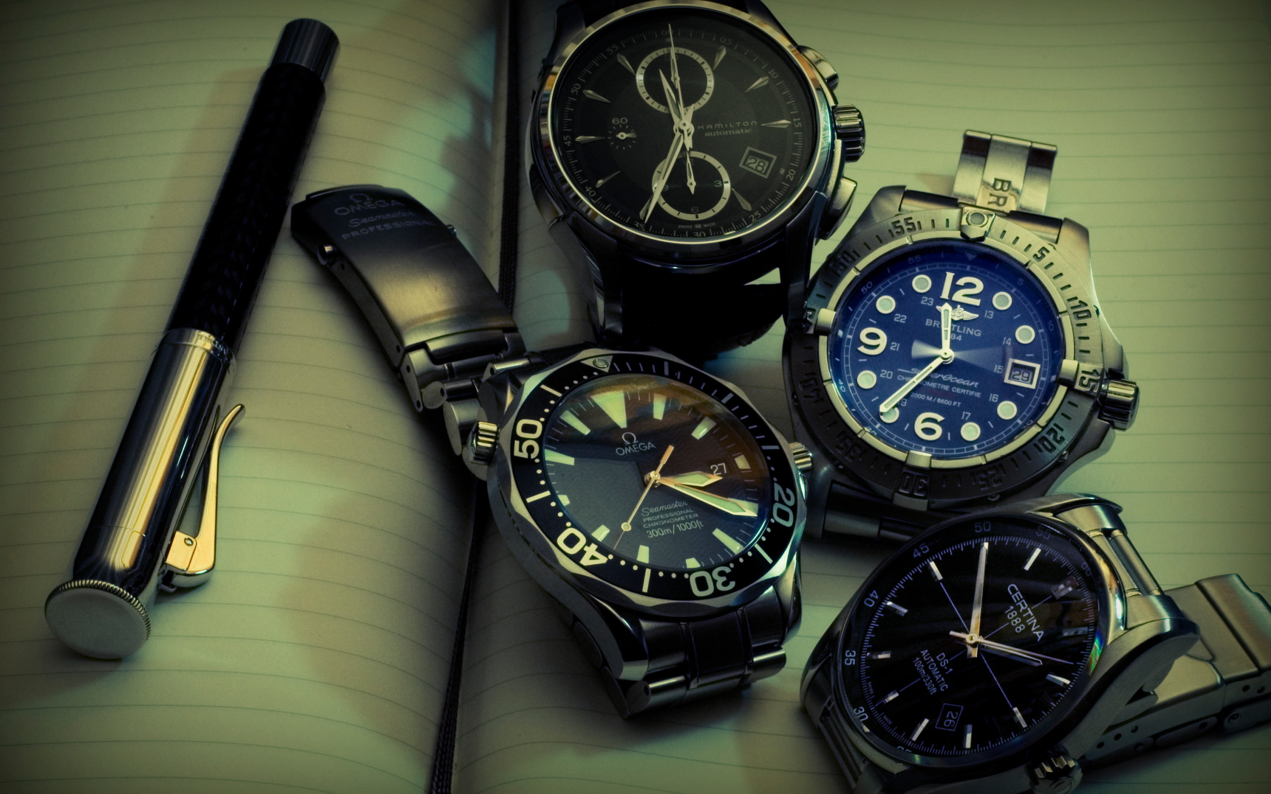 watch, Hamilton, Omega, Certina, 2K, HD Wallpaper
