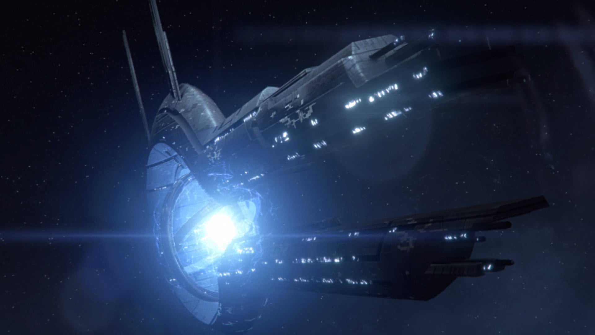 connection, space, no people, astronomy, metal, lighting equipment, aircraft, star - space, sky, lens flare, night, science fiction, 1080P, gray, light - natural phenomenon, HD Wallpaper